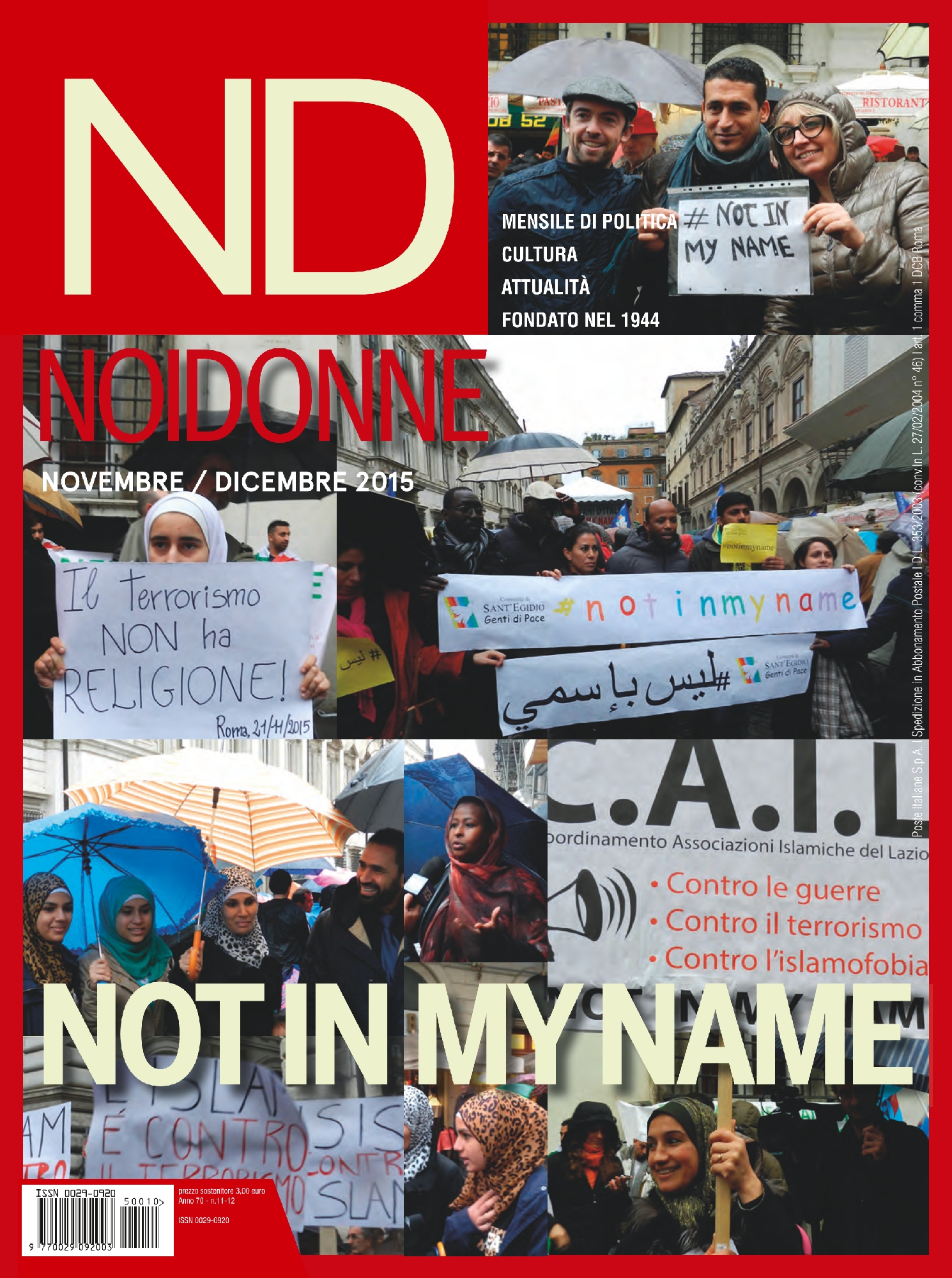 Foto: Not in my name - contro il terrorismo