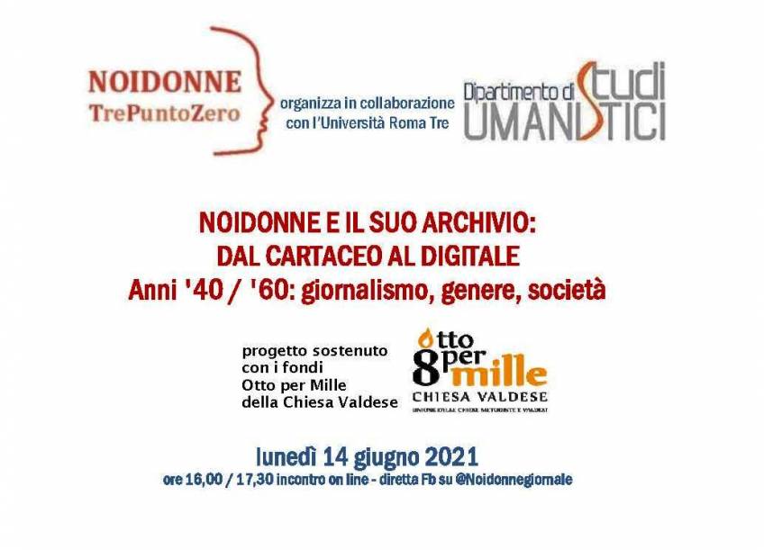 Foto: NOIDONNE E IL SUO ARCHIVIO: DAL CARTACEO AL DIGITALE. Mostra multimediale