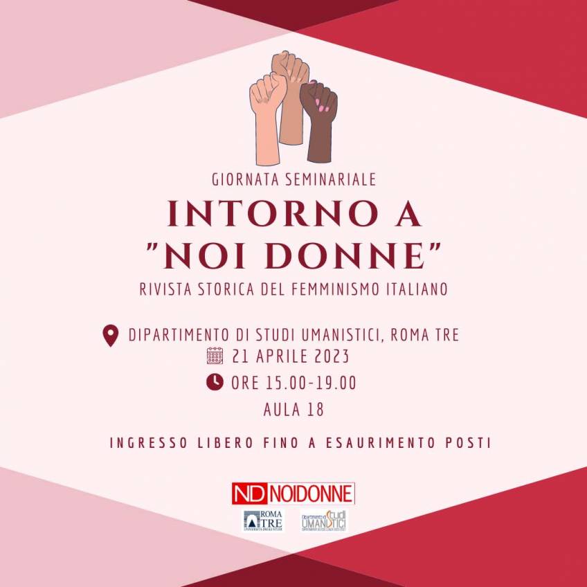 Foto: Intorno a NOI DONNE. Giornata seminariale (Roma Tre)