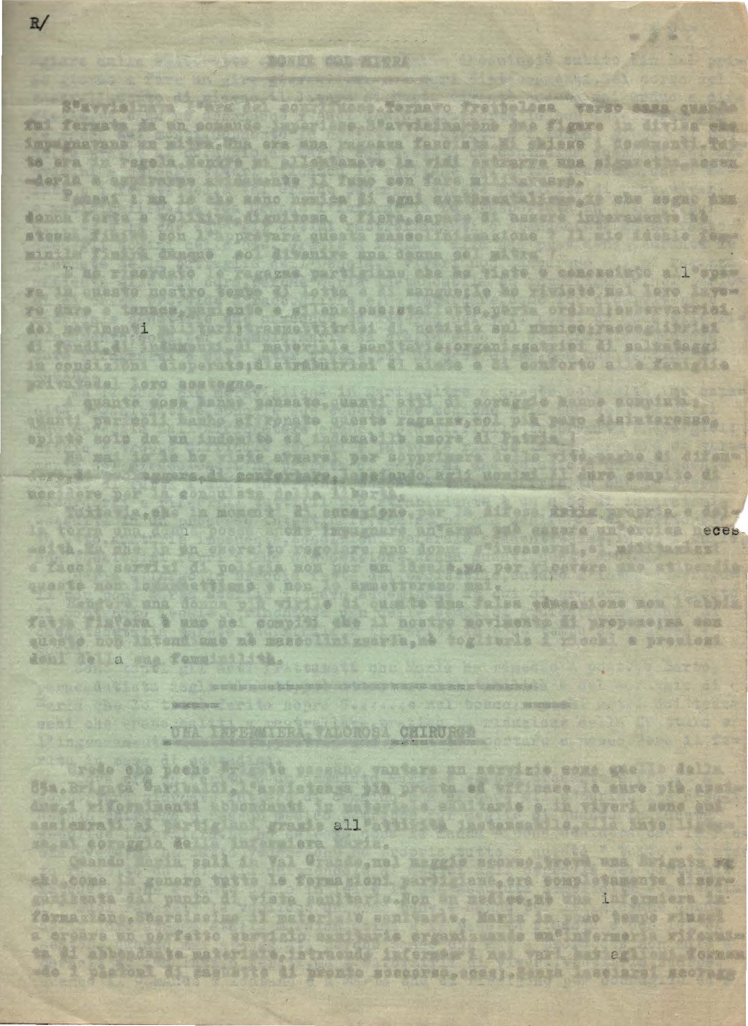 Foto: Numeri clandestini 1944 1945, raccolta