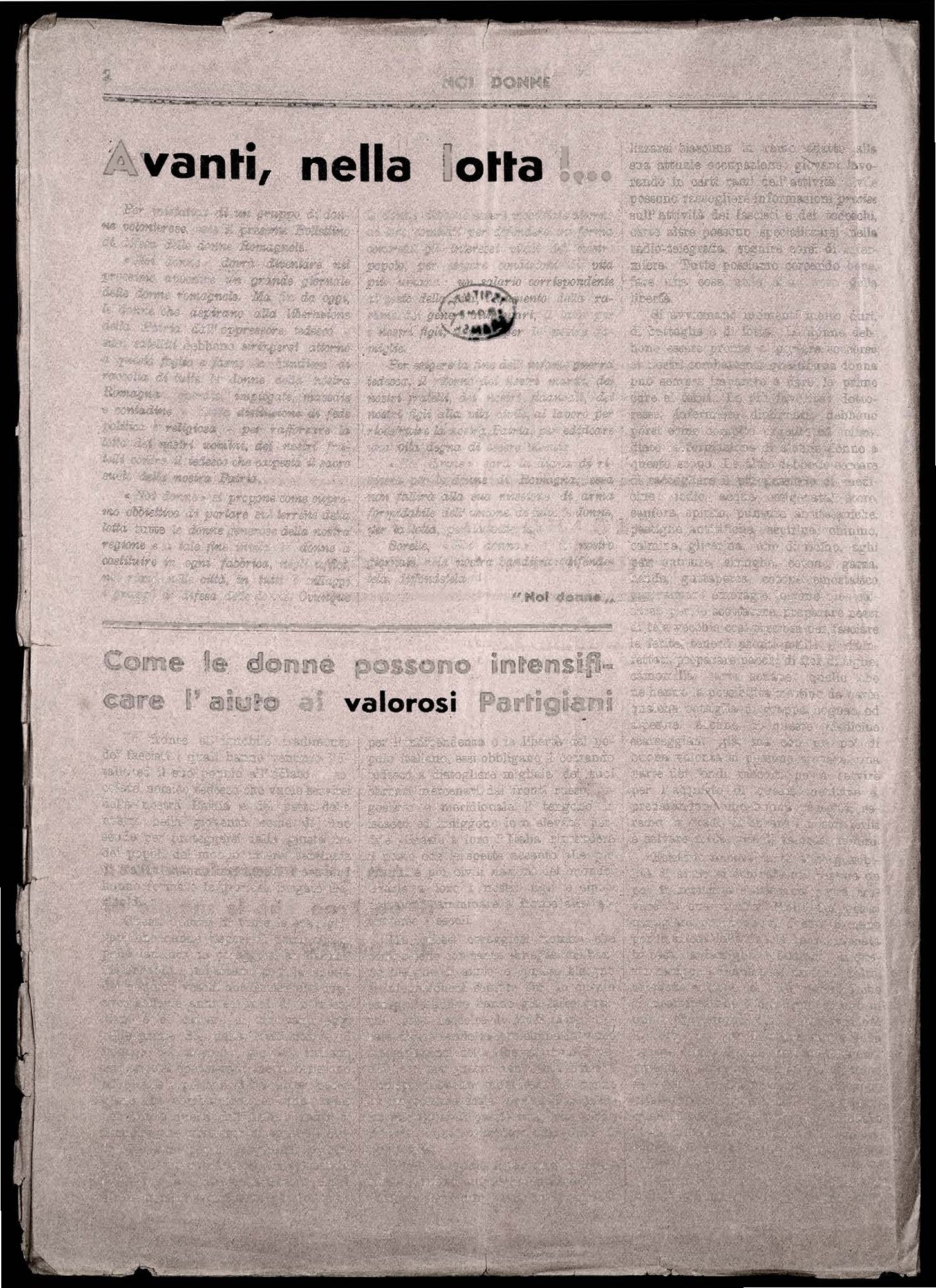 Foto: Numeri clandestini 1944 1945, raccolta