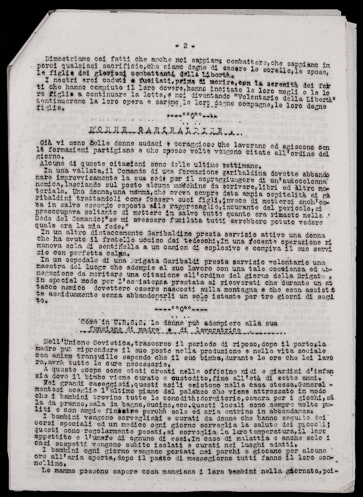 Foto: Liguria, Comitato di Liberazione, Volontarie della libertà 