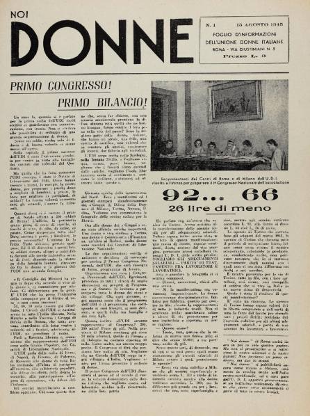 Noi Donne del 15-08-1945