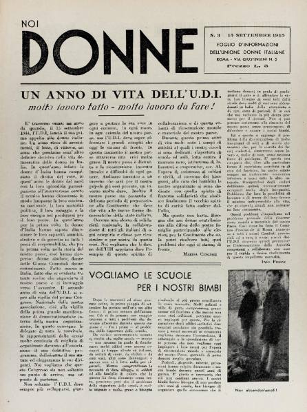 Noi Donne del 15-09-1945