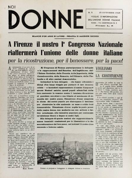 Noi Donne del 15-10-1945