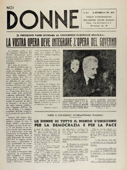 Noi Donne del 31-10-1945