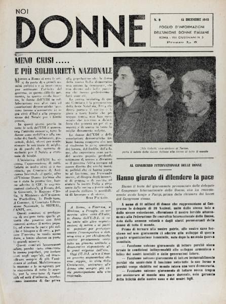 Noi Donne del 15-12-1945