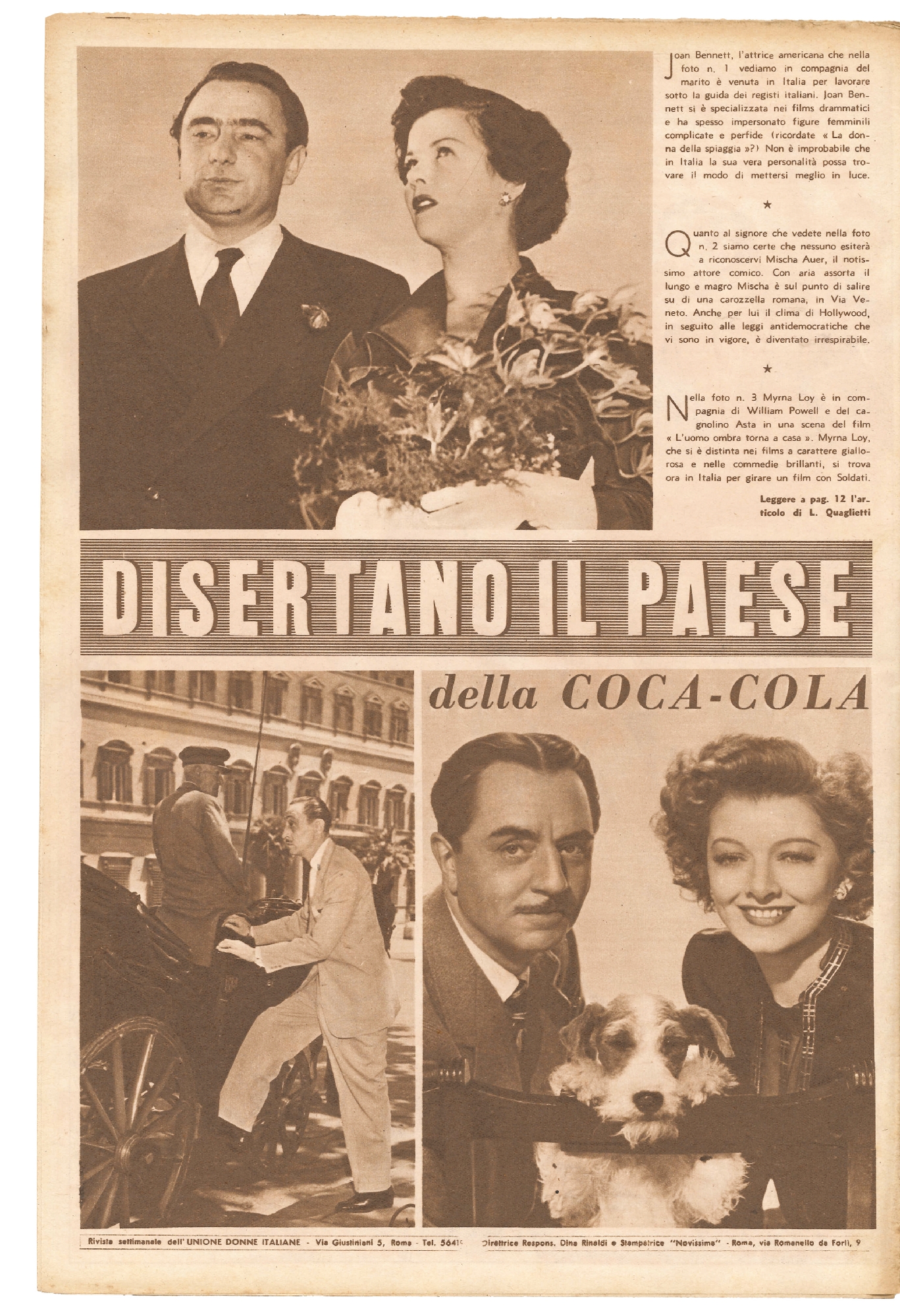 Foto: URSS:cresce il numero delle donne giudice/Braccio di forza tra agrari e braccianti con paghe da fame
