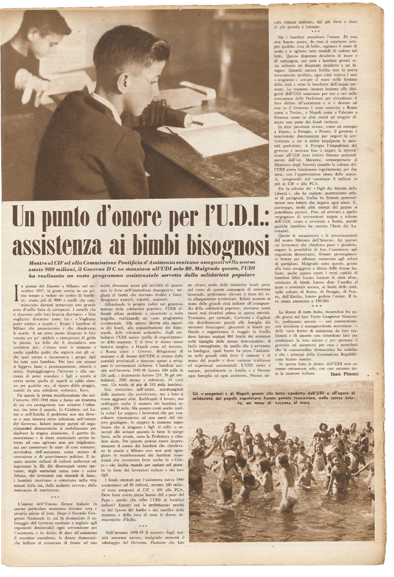 Foto: Il mese dell’amicizia tra Italia e URSS/L’UDI dalla parte dei bambini / A Palermo, le miss d'Europa
