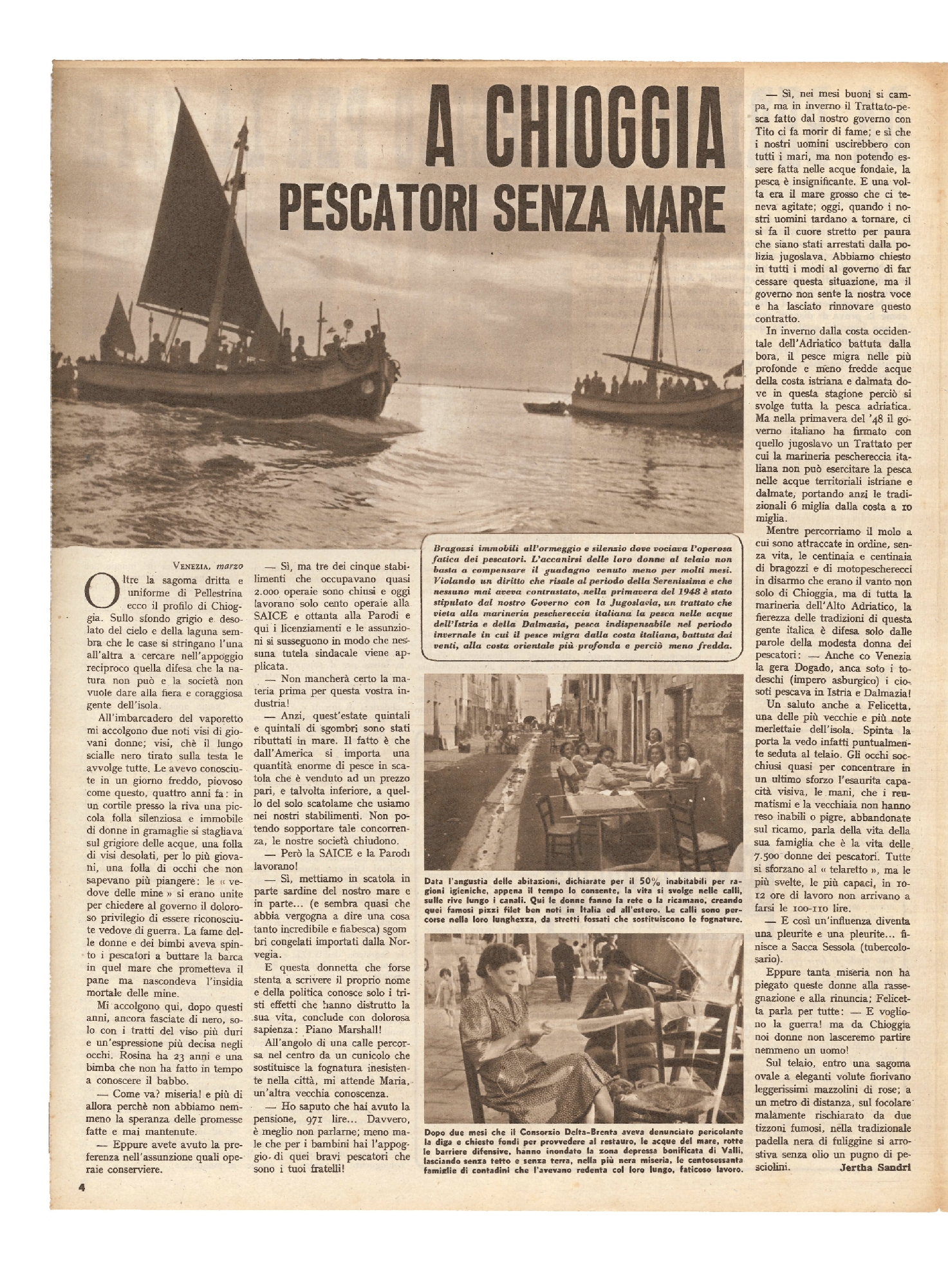 Foto: Da Berlino l'appello per la vita/A Chioggia pescatori senza mare/Cronache dalla Persia 