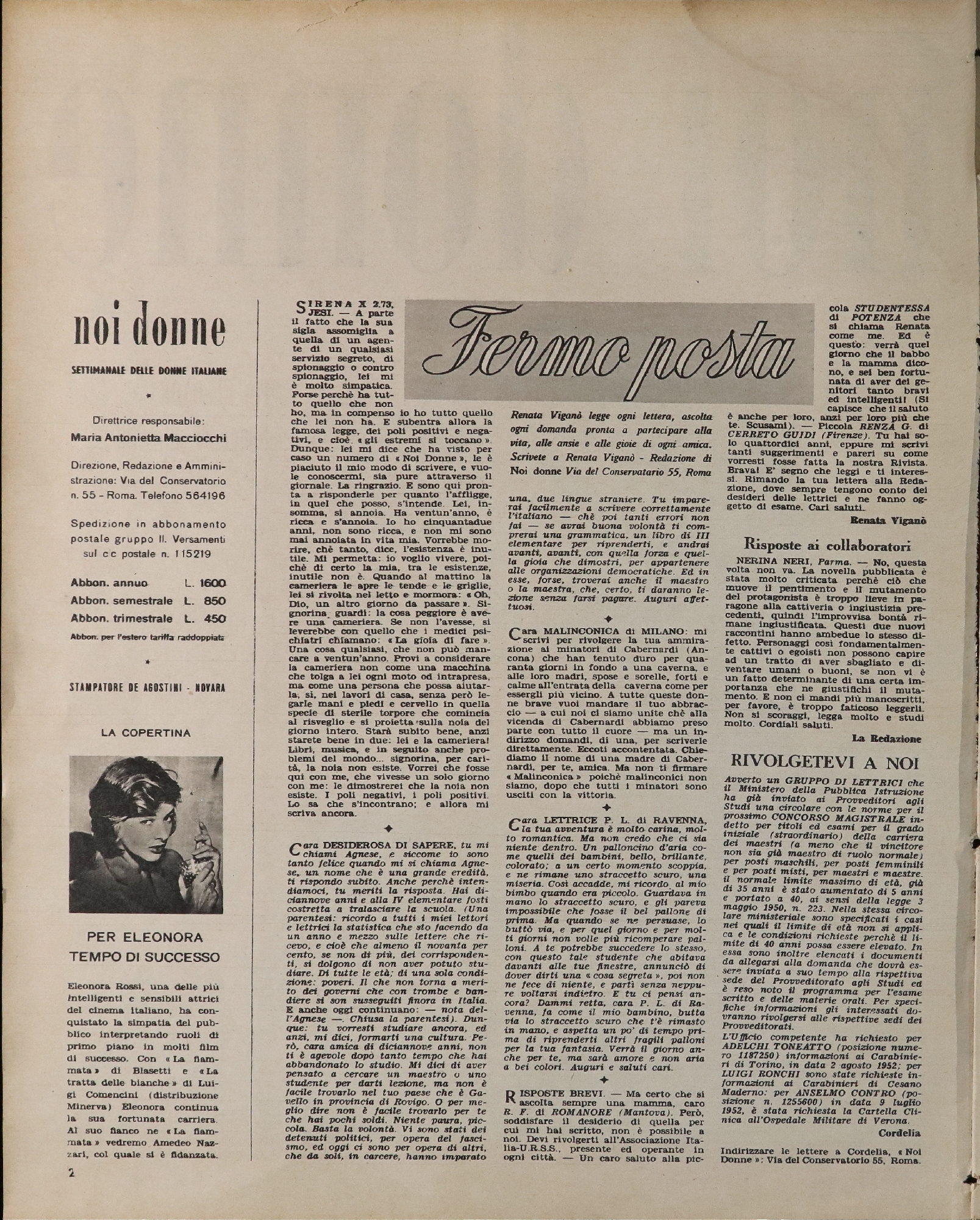 Foto: Noi Donne VII n. 37