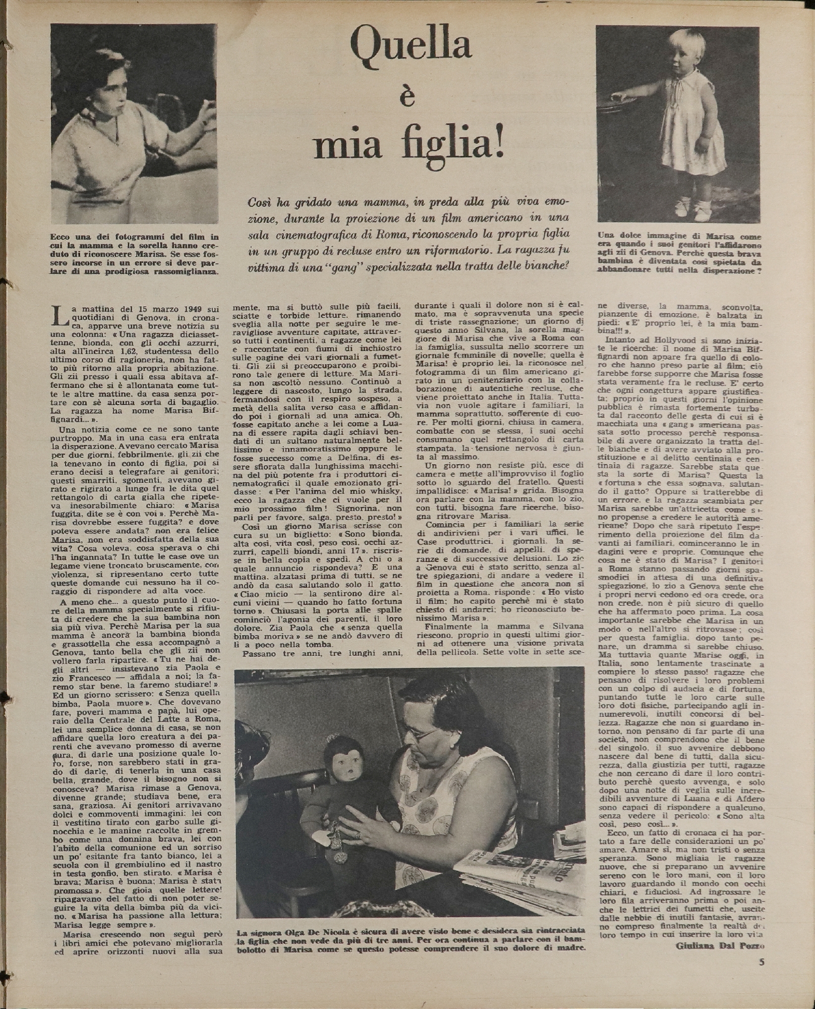 Foto: Noi Donne VII n. 37