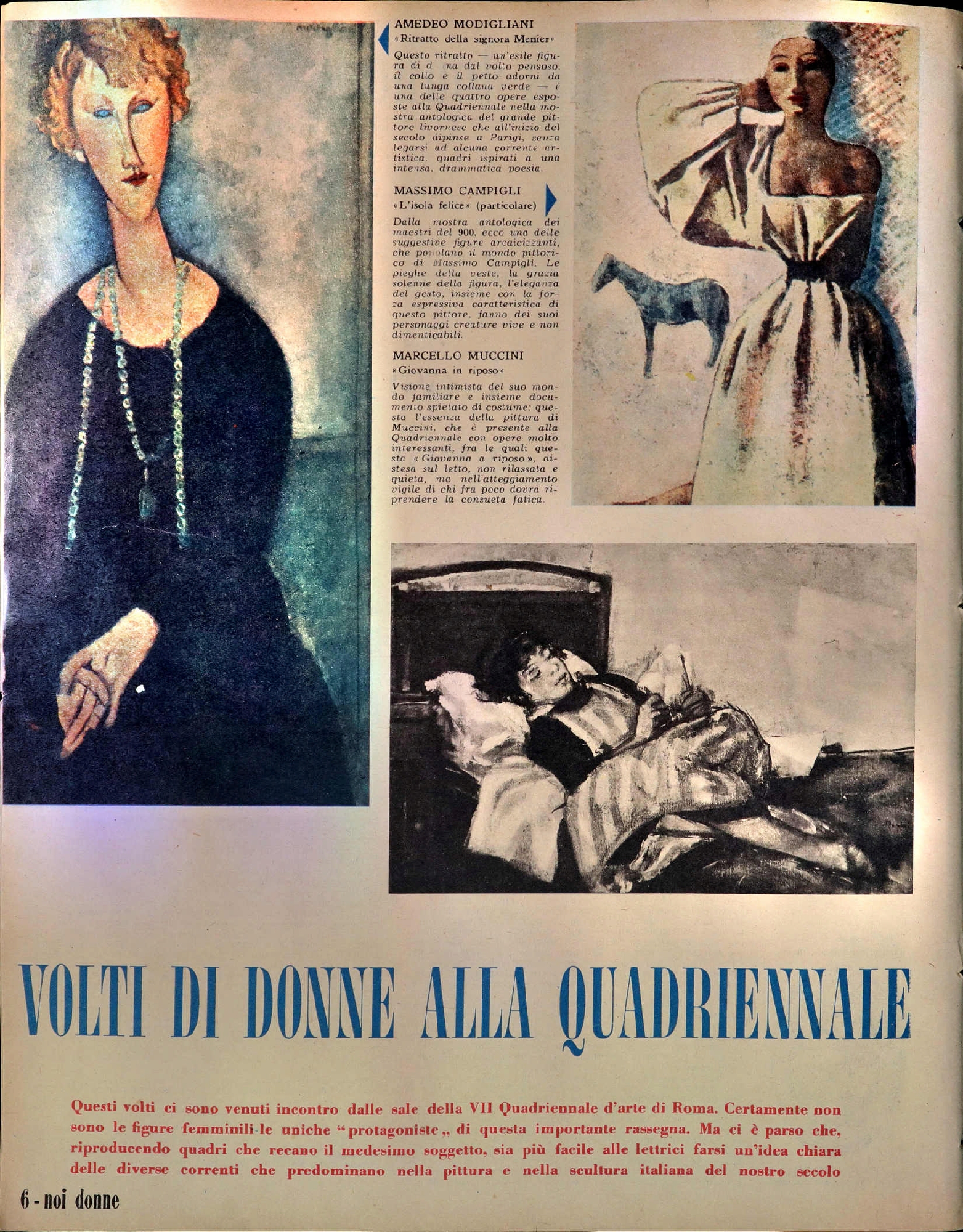 Foto: Noi Donne XI n. 1