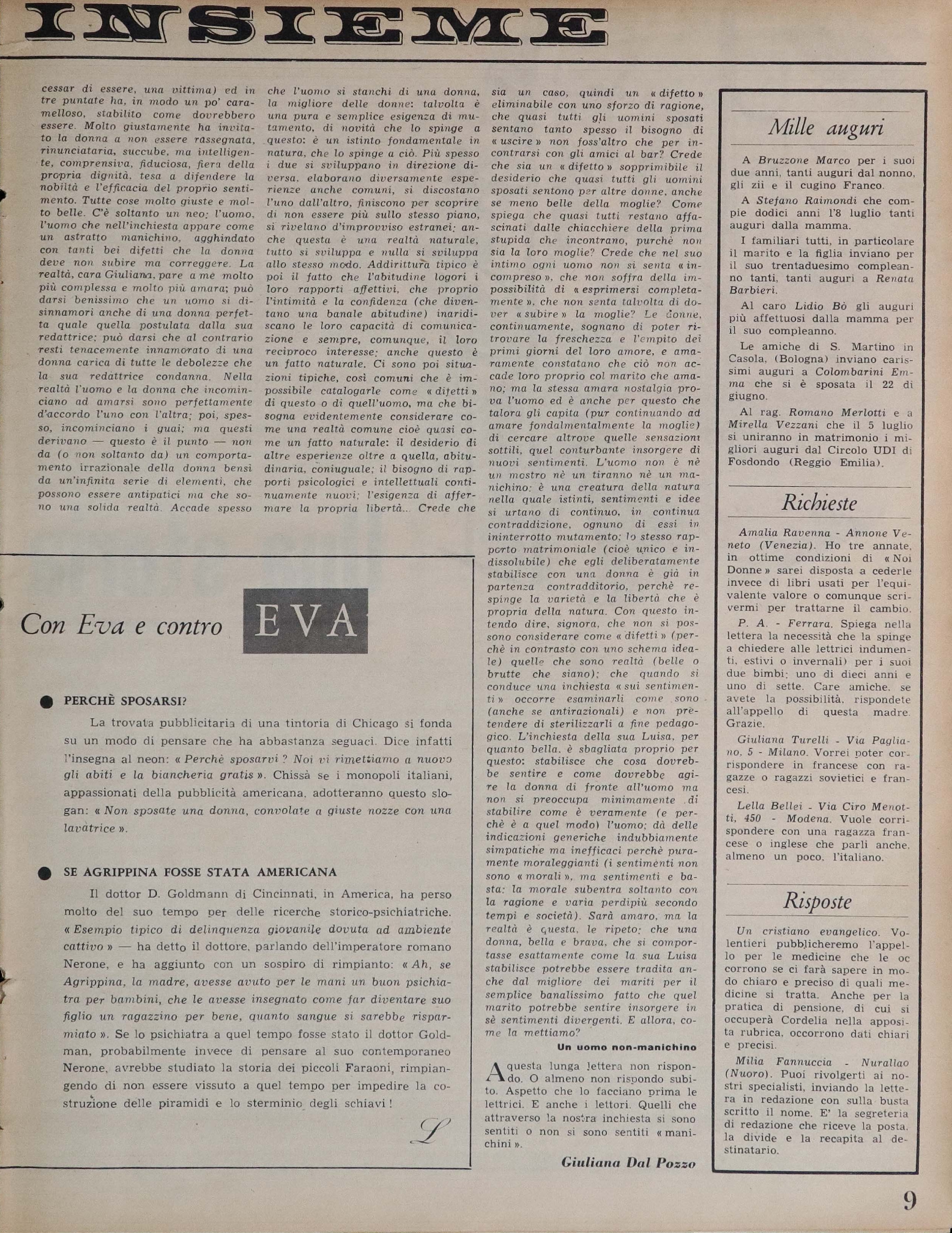 Foto: Noi Donne XIII n. 27