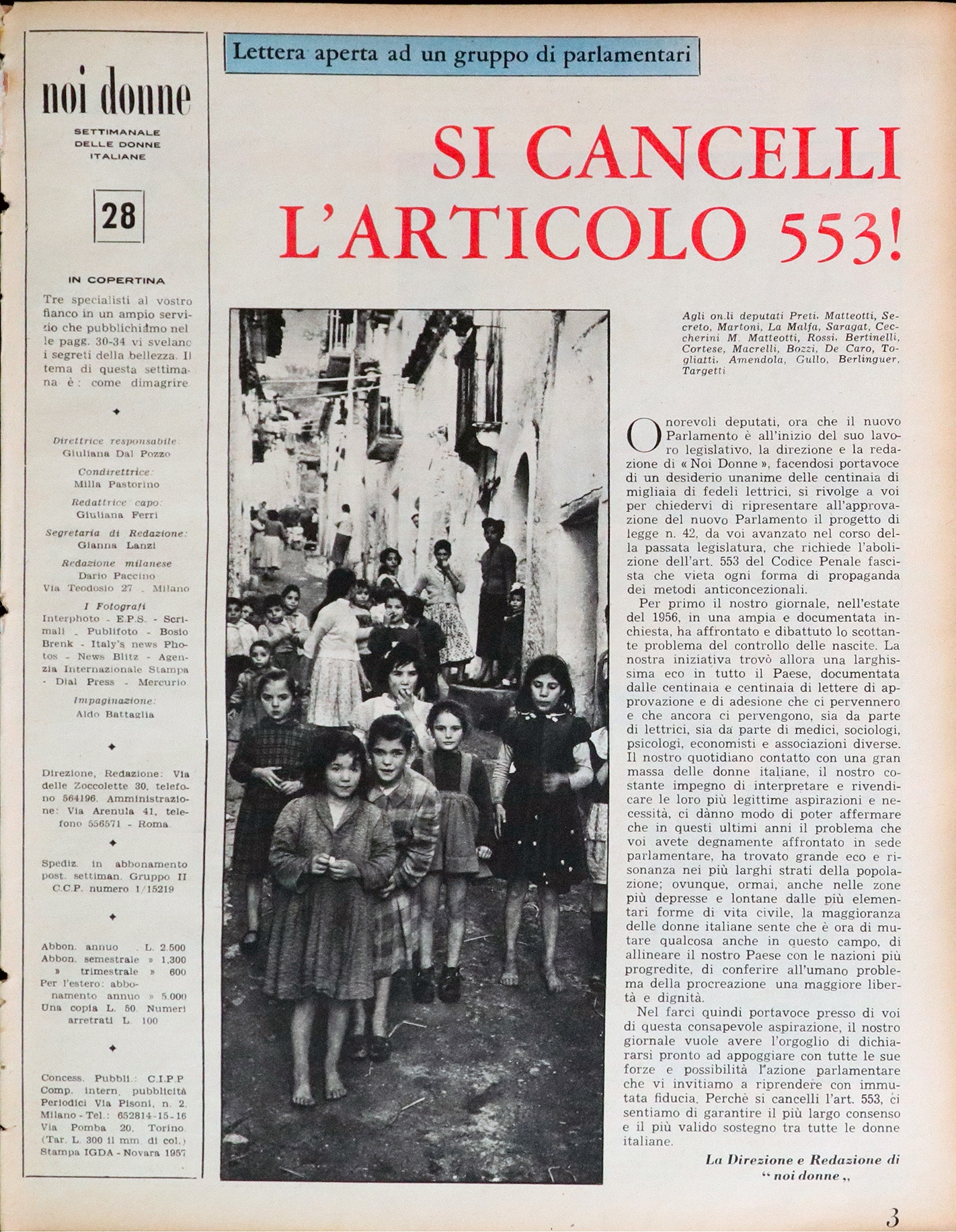 Foto: Noi Donne XIII n. 28