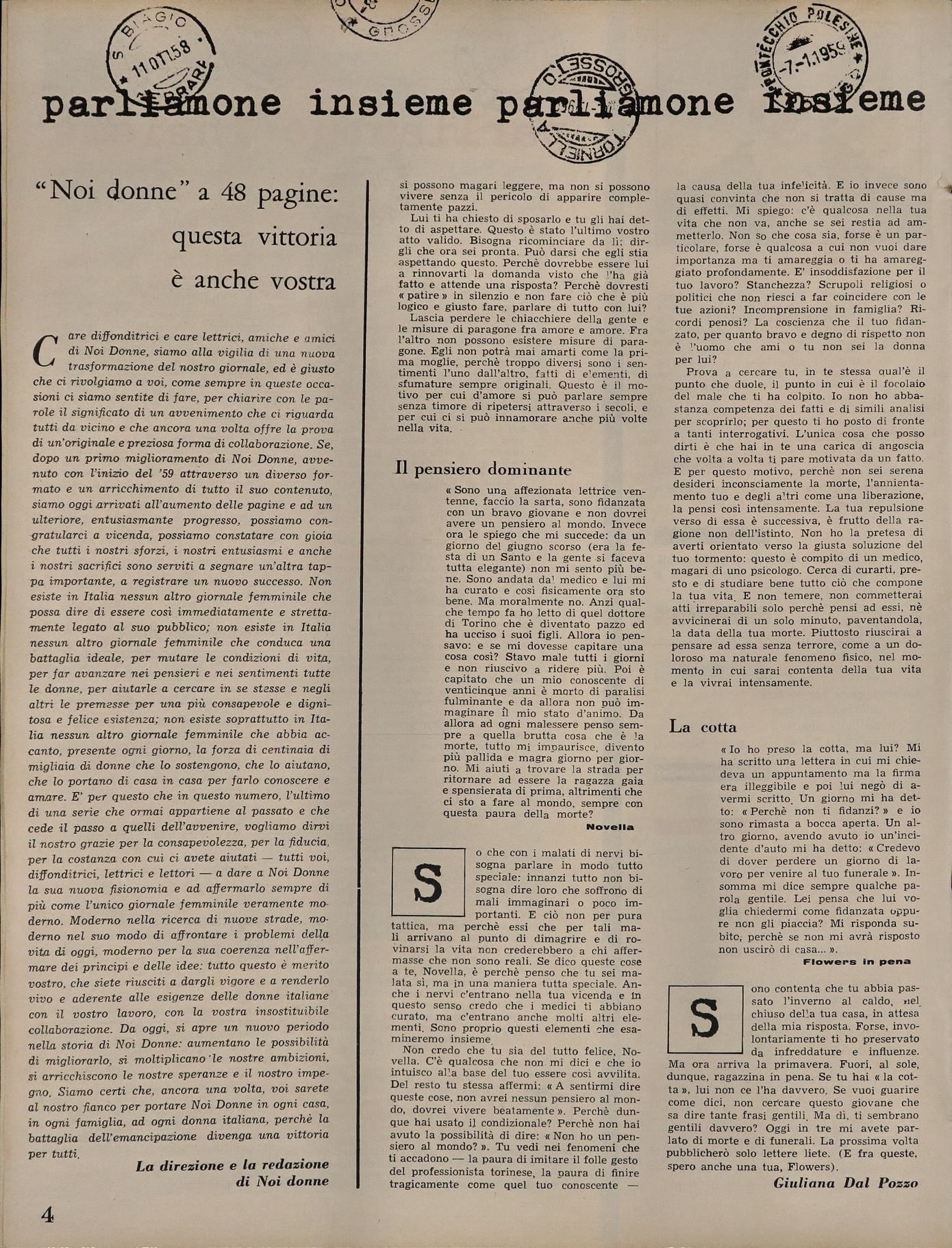 Foto: Noi Donne XIV n. 9