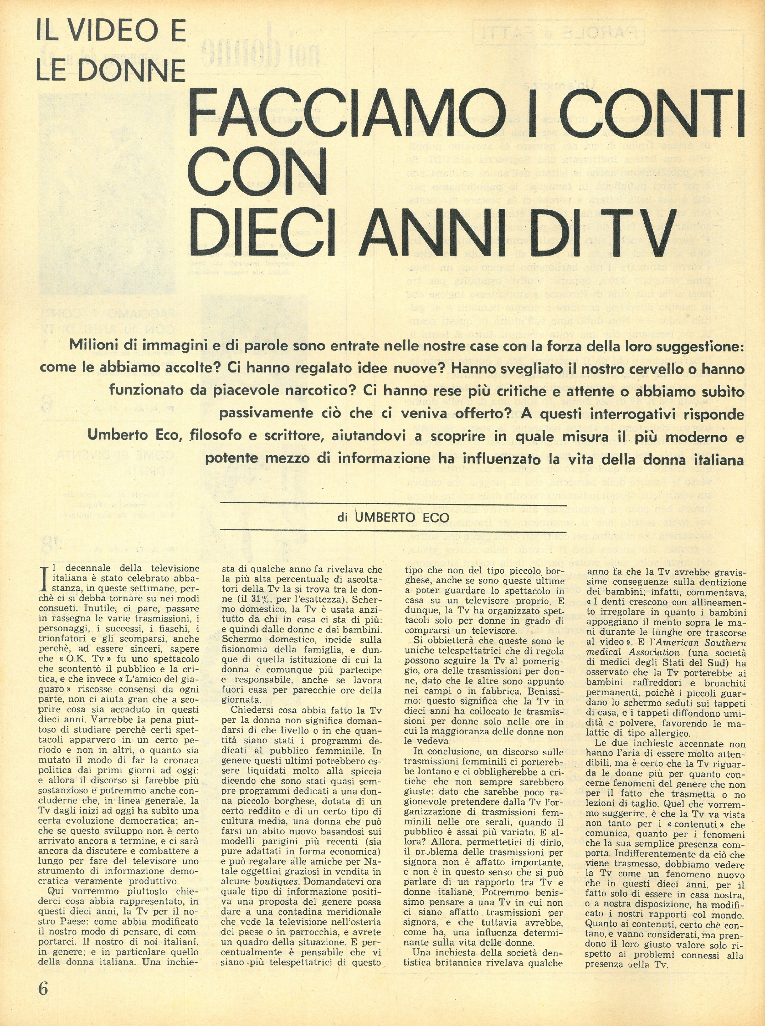 Foto: Dieci anni di TV