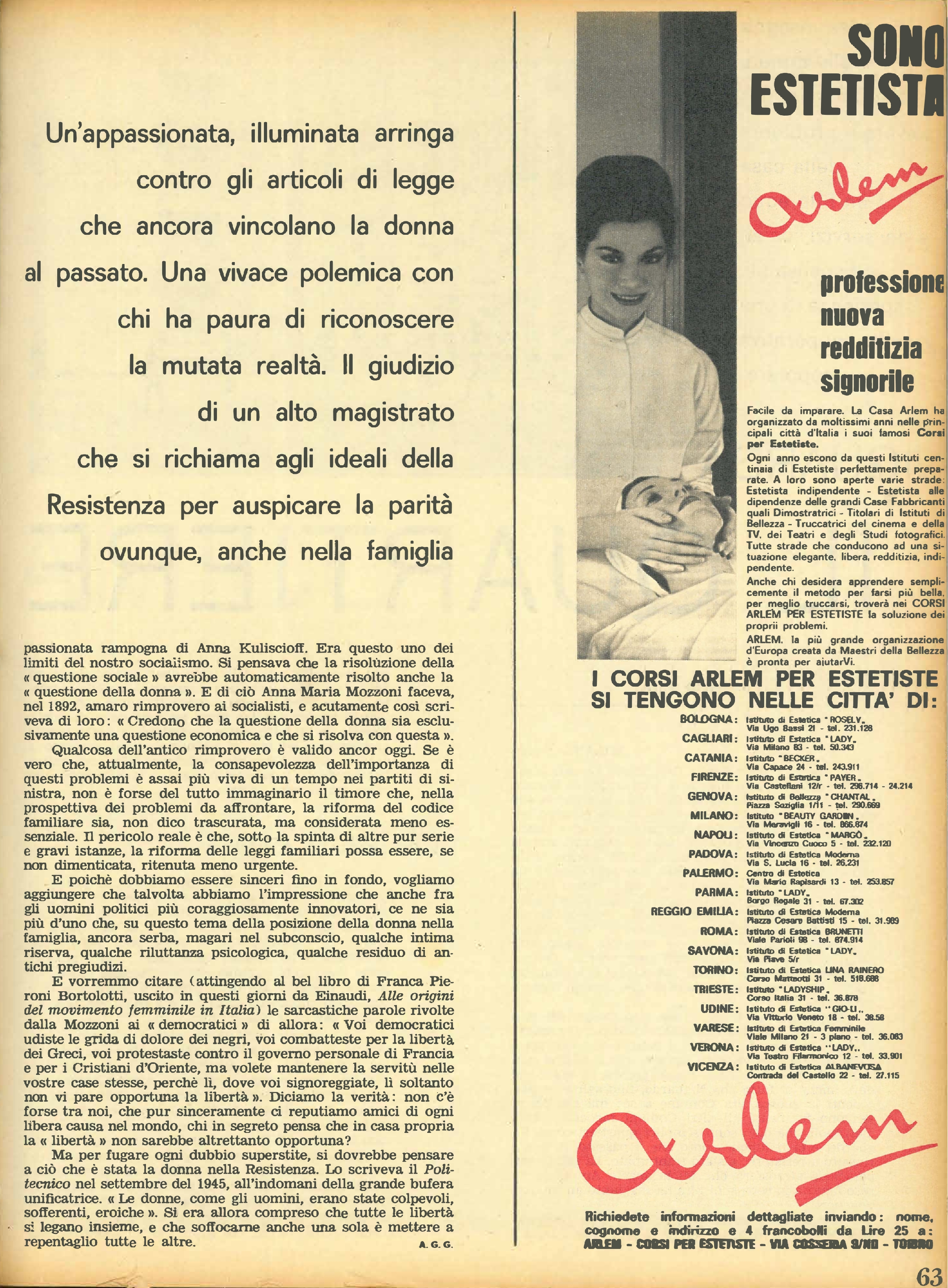 Foto: 20 anni di NoiDonne 1944 - 1964