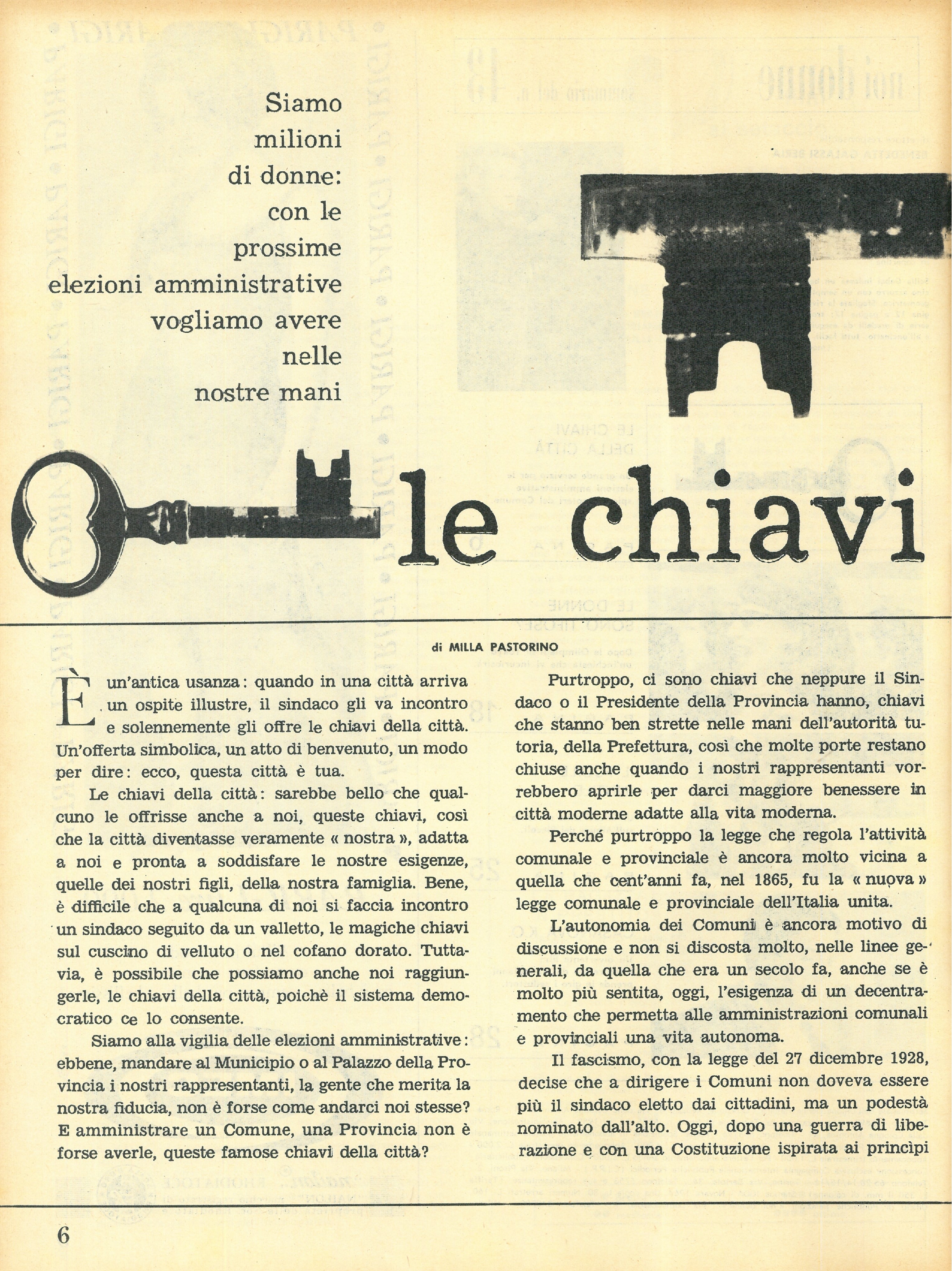 Foto: Le chiavi della città