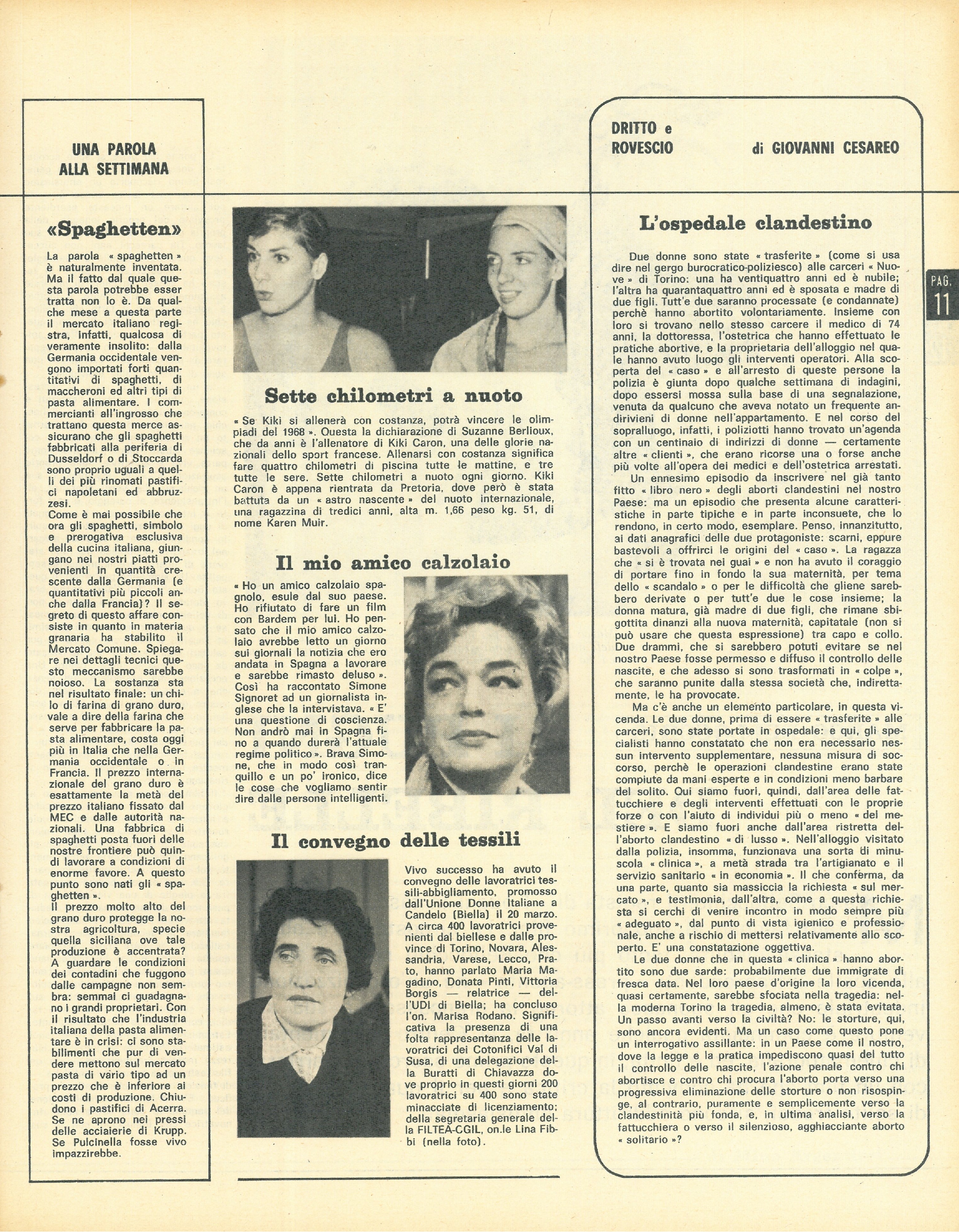 Foto: Simone De Beauvoir ci parla .....