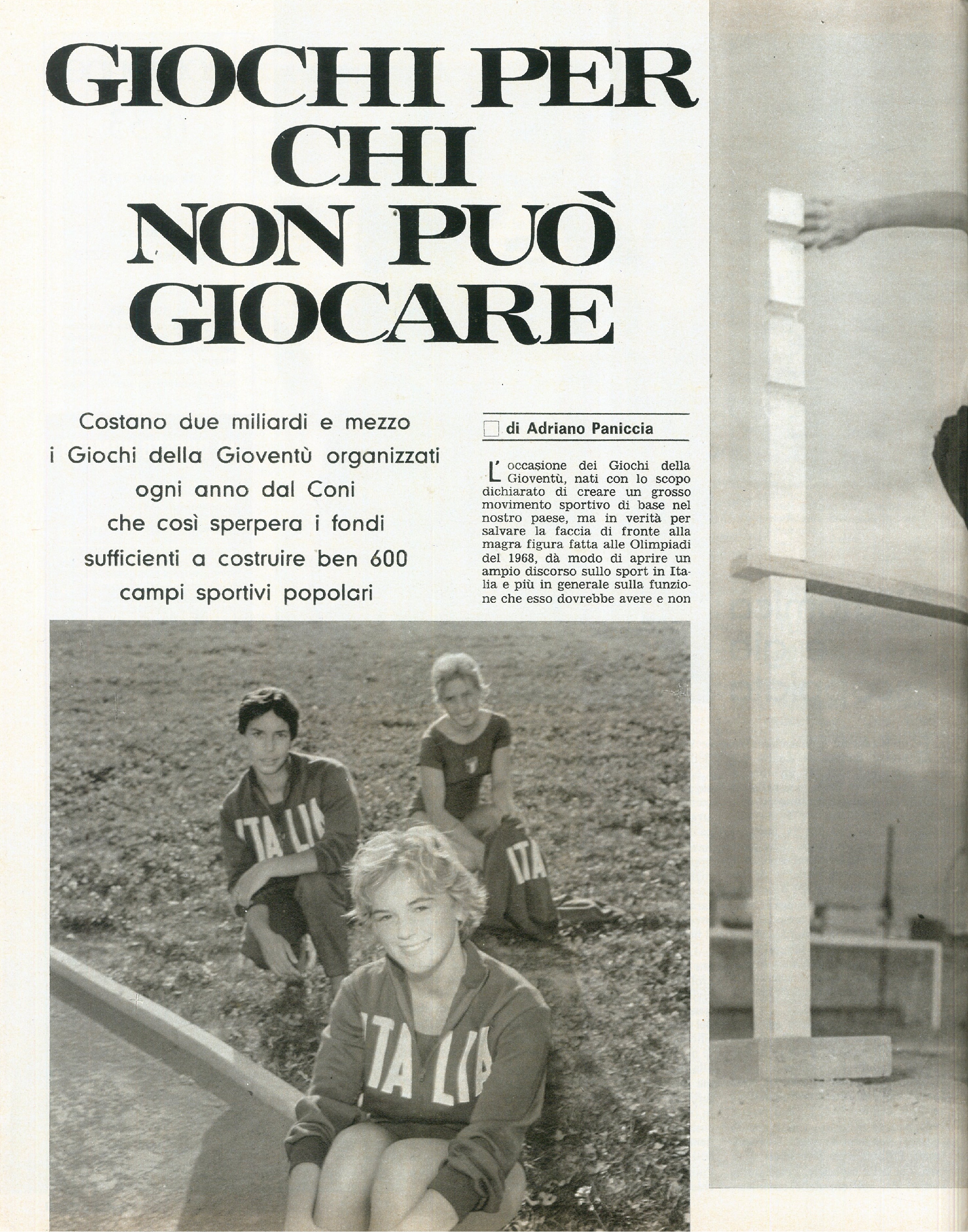 Foto: Le donne del Vajont promettono battaglia; i giochi della gioventù; Alberto Sordi: meglio scapolo; Joan Baez, la voce non violenta