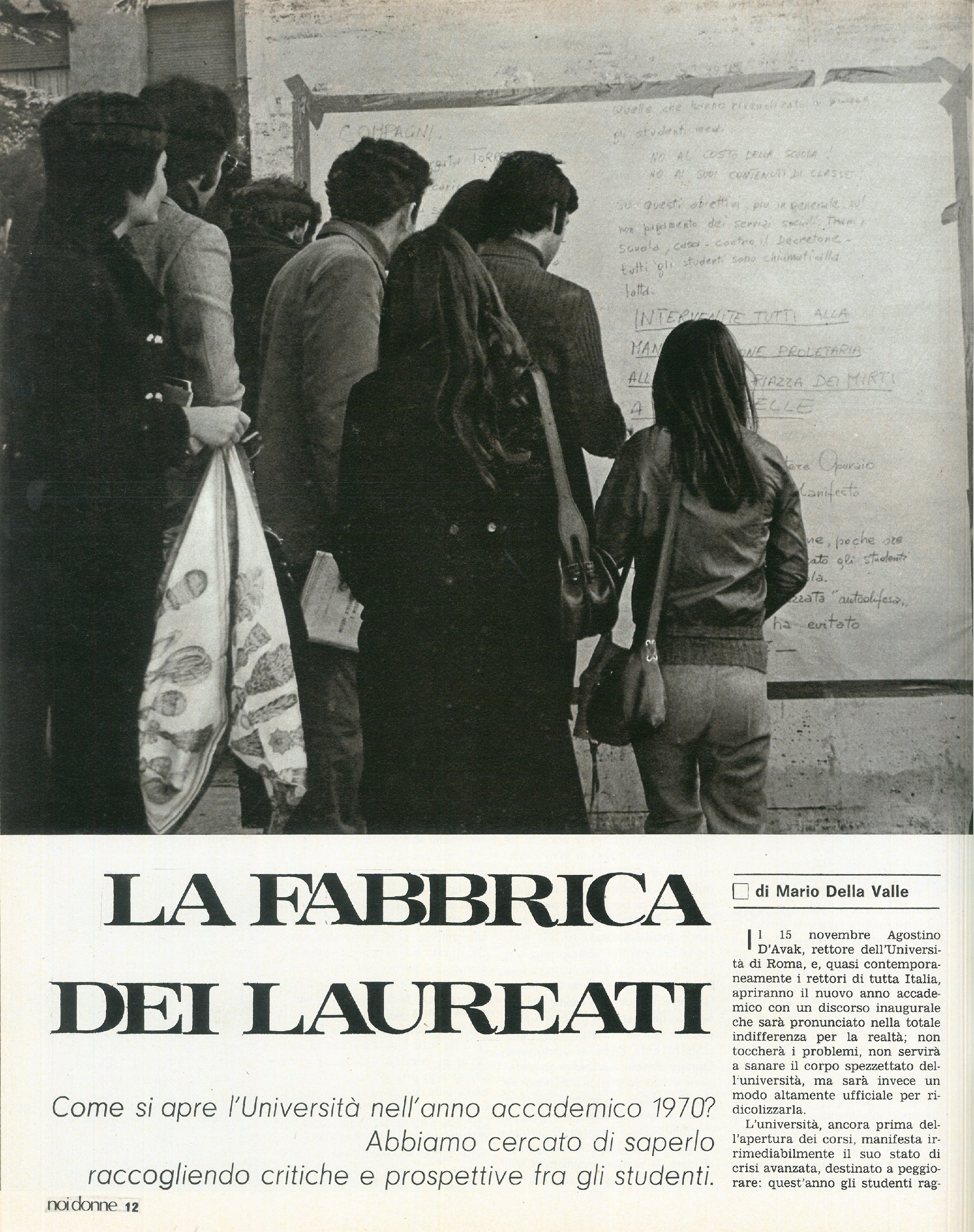 Foto: Scuola: caro-libri e i privilegiati dell’Università; Divorzio: inchiesta in attesa della legge; Antonietta Raphaël Mafai; Cassius Clay non combatte in Vietnam; Salvador Allende eletto Presidente del Cile