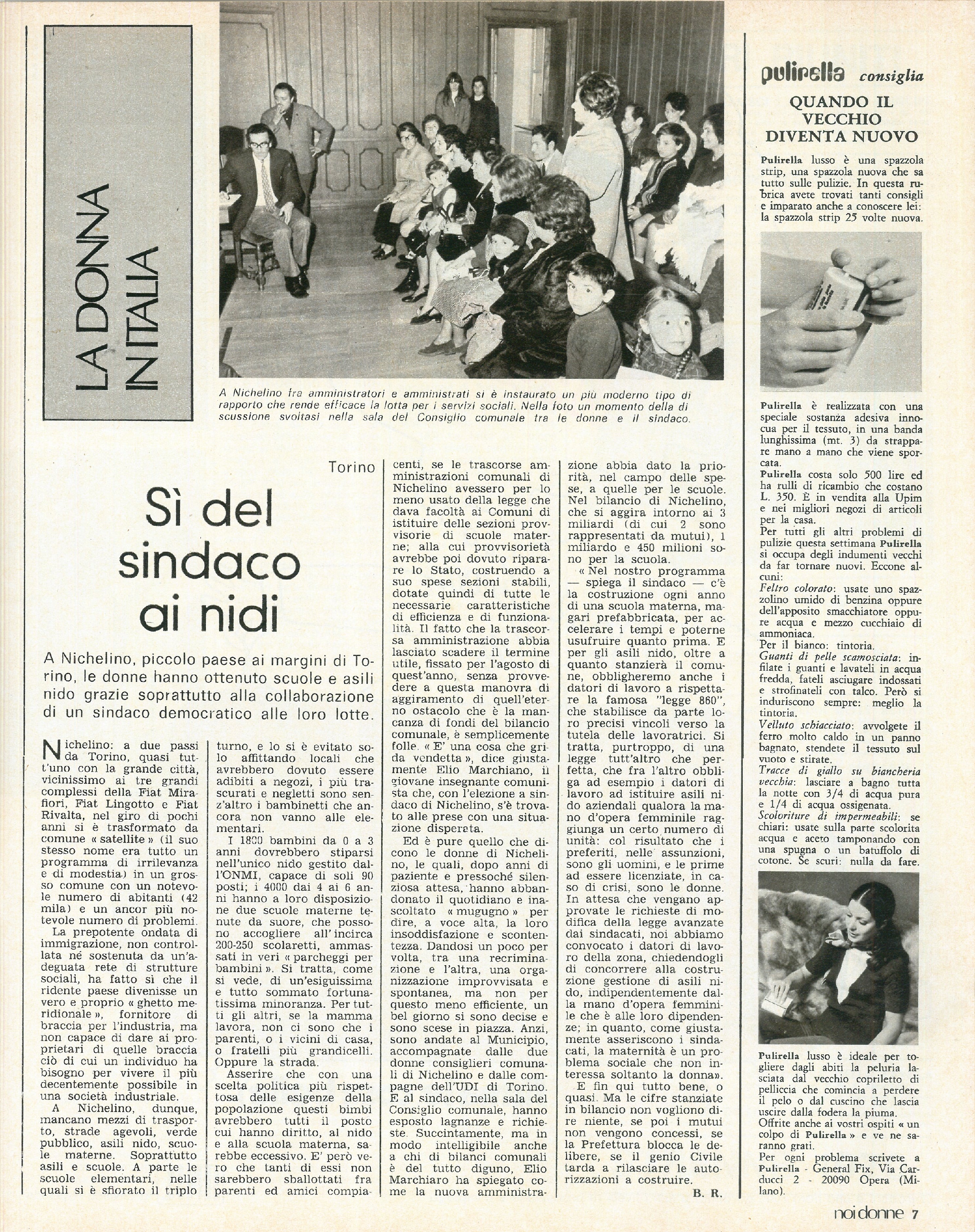 Foto: Il divorzio: la donna e la nuova famiglia; Commesse nei grandi magazzini rivendicano i loro diritti; La nuova scuola di Mario Lodi