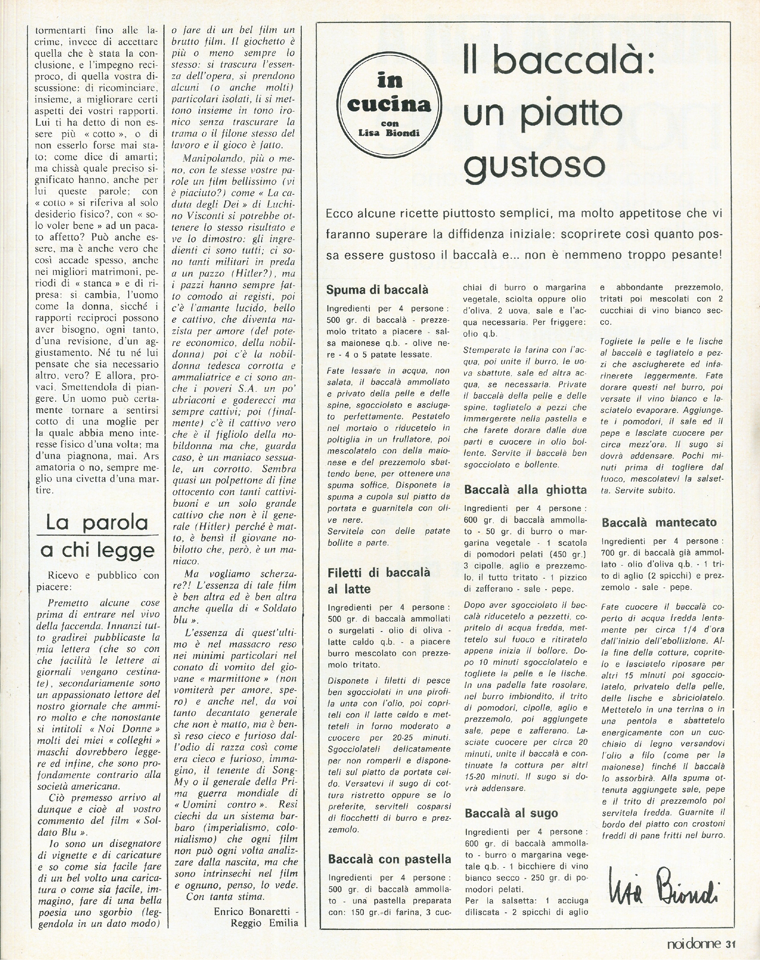 Foto: La famiglia domani, la parola ai giovani; In tv lo sceneggiato de “La rosa bianca”; Scuola: la mini riforma Misasi, i quotidiani in classe; USA: sesso fuori dal matrimonio