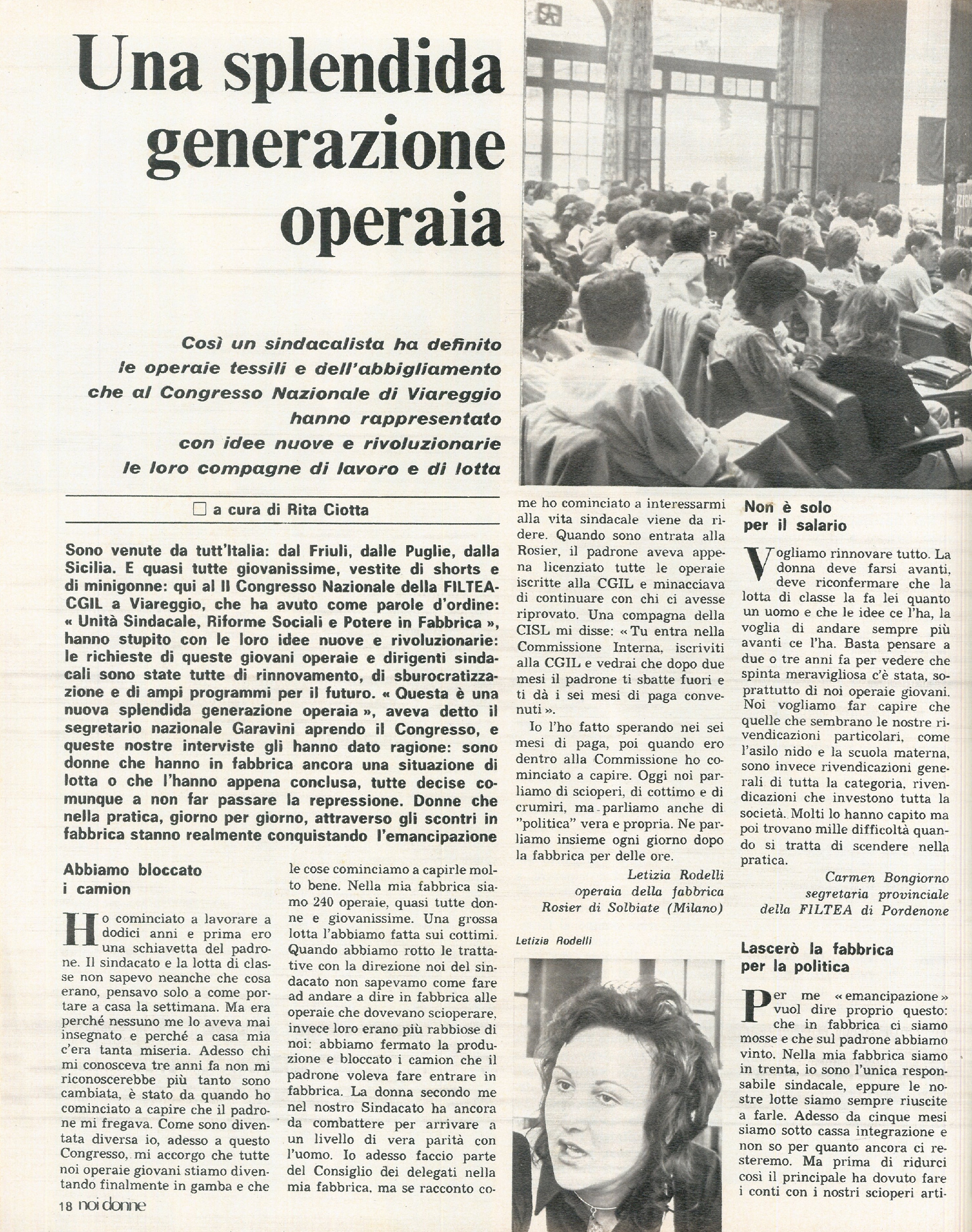 Foto: Cronaca: Genova, la città più pericolosa d’Italia, è in preda al terrore dopo il rapimento di Milena Sutter – Salute: le cure per affrontare con serenità la menopausa – Teatro: un esperimento romano diventa strumento della lotta