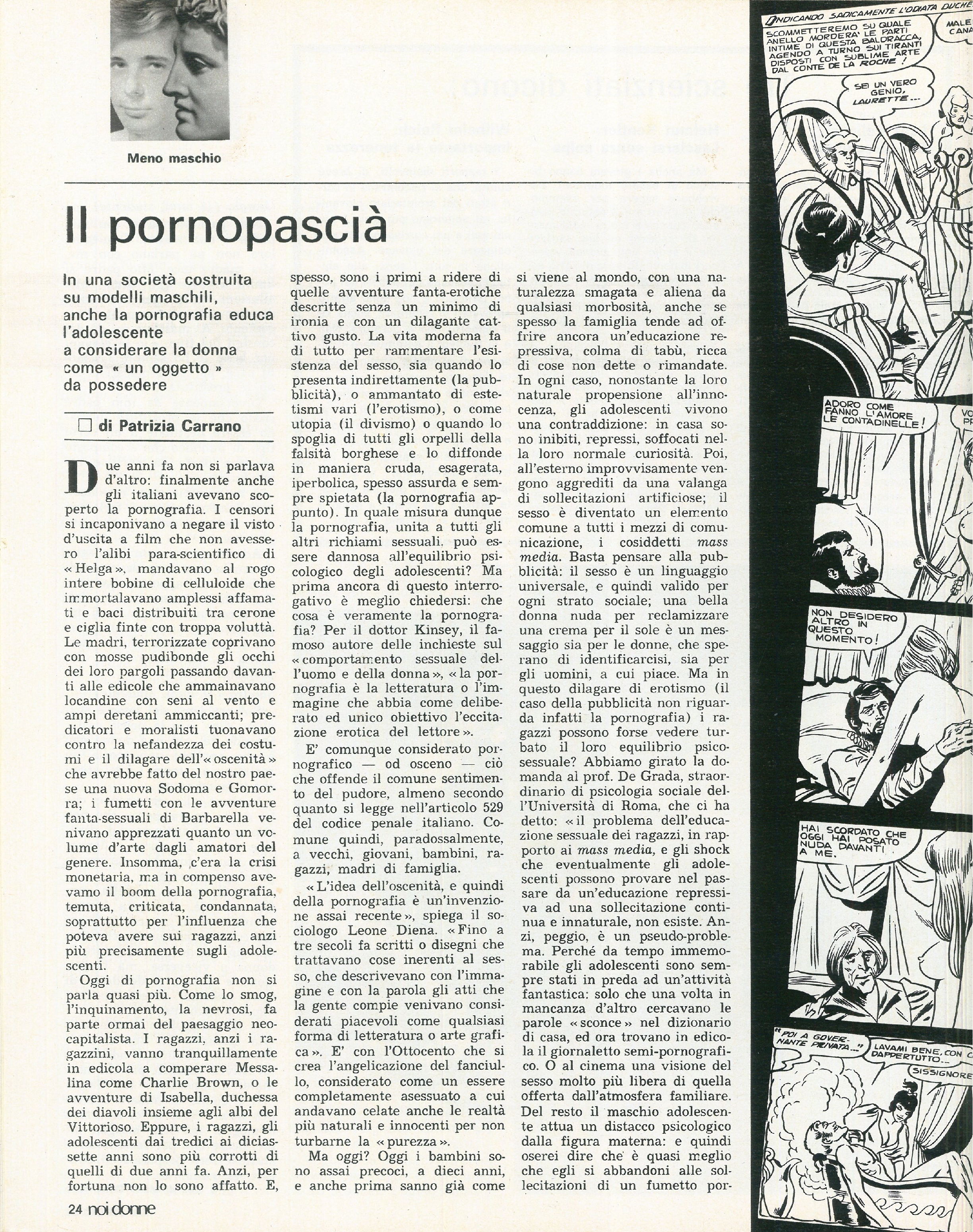 Foto: L’assenza dell’educazione sessuale rafforza la doppia morale nei confronti di uomini e donne – La scarsa consapevolezza riguardo alle malattie sessualmente trasmissibili – La tesi di Eva Figes secondo cui il matrimonio causa l’oppressione delle donne