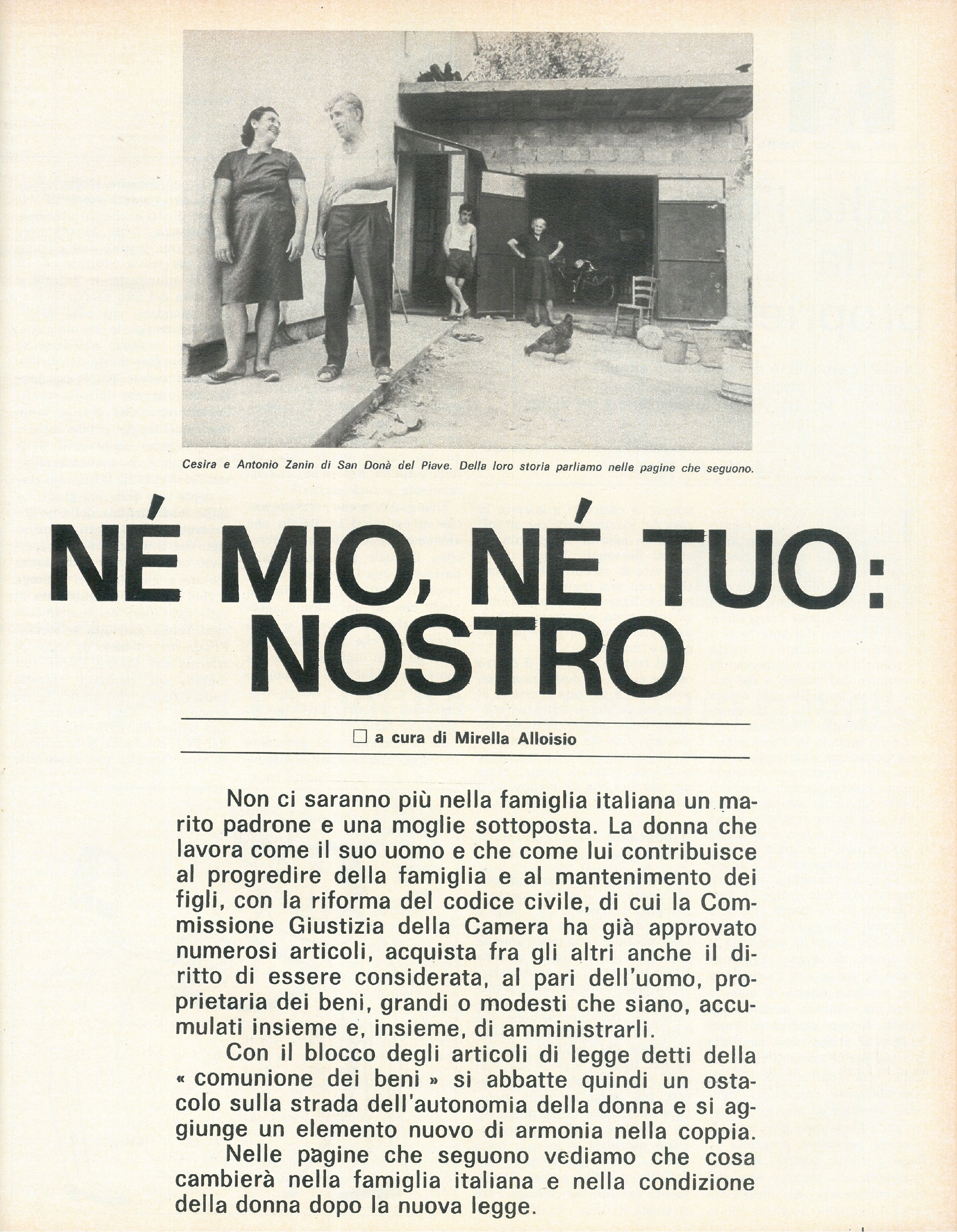 Foto: Comunione dei beni: cosa cambia tra moglie e marito con la riforma del codice civile – La scienza dei trapianti smonta altri pregiudizi razzisti – Cinema: la nuova sensibilità verso il tema della vita in carcere