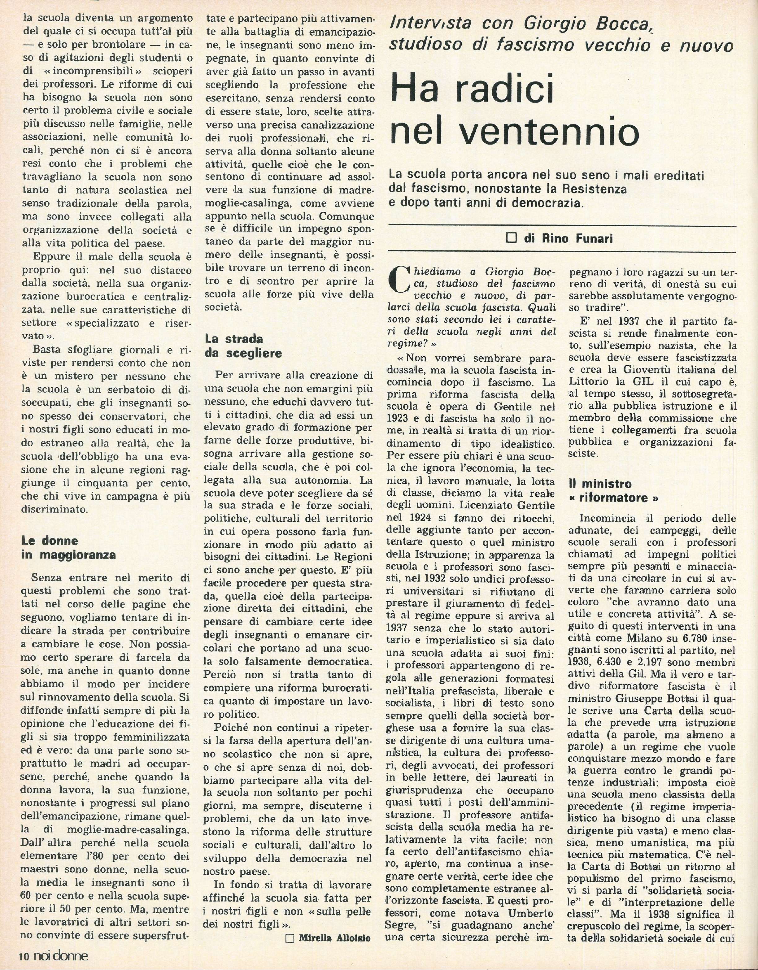 Foto: Speciale scuola: l’autoritarismo della scuola di oggi ha origini nel fascismo – Il sistema scolastico riproduce le disuguaglianze di classe – Nel Sud d’Italia, la mafia è penetrata anche nella scuola