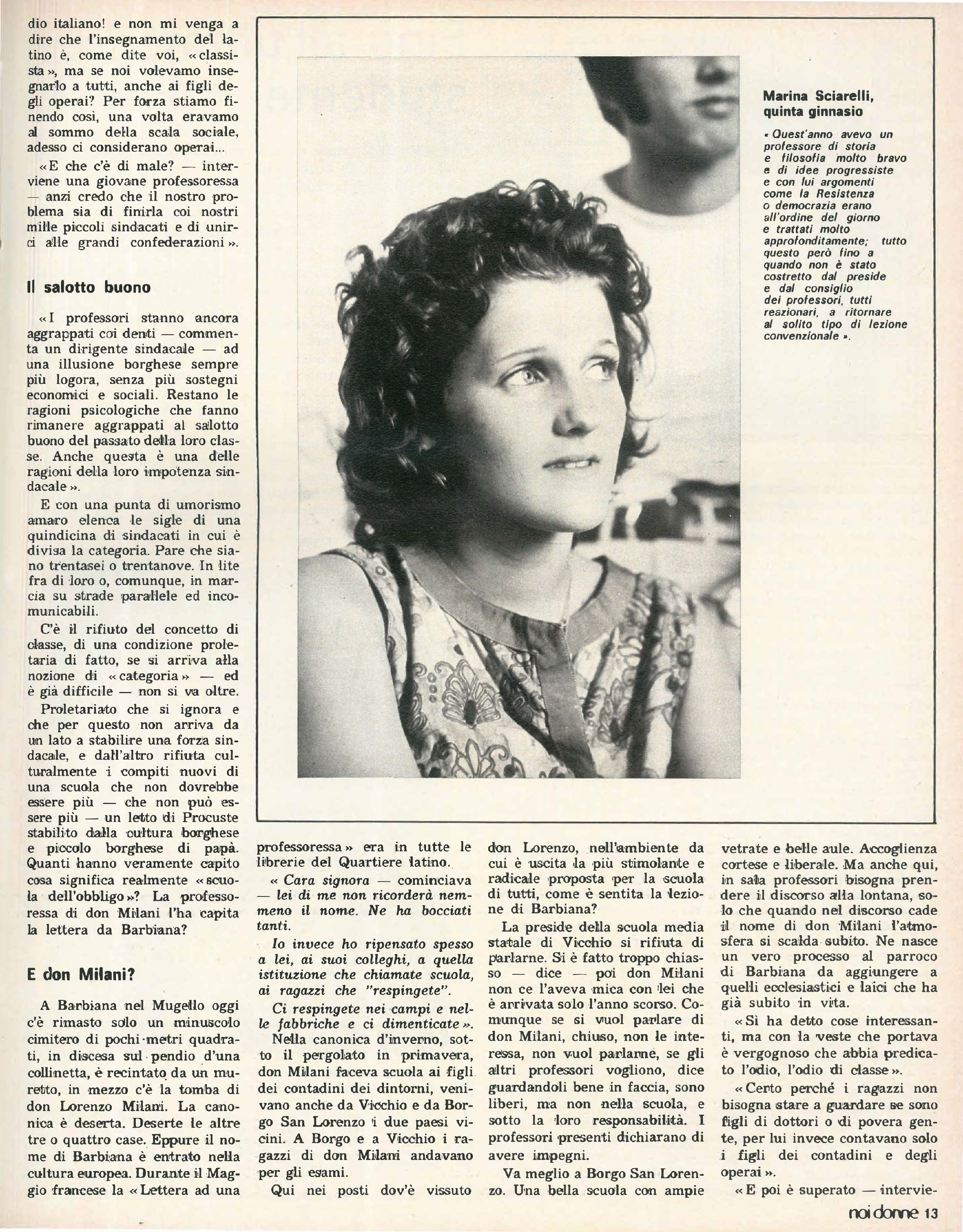 Foto: Speciale scuola: l’autoritarismo della scuola di oggi ha origini nel fascismo – Il sistema scolastico riproduce le disuguaglianze di classe – Nel Sud d’Italia, la mafia è penetrata anche nella scuola