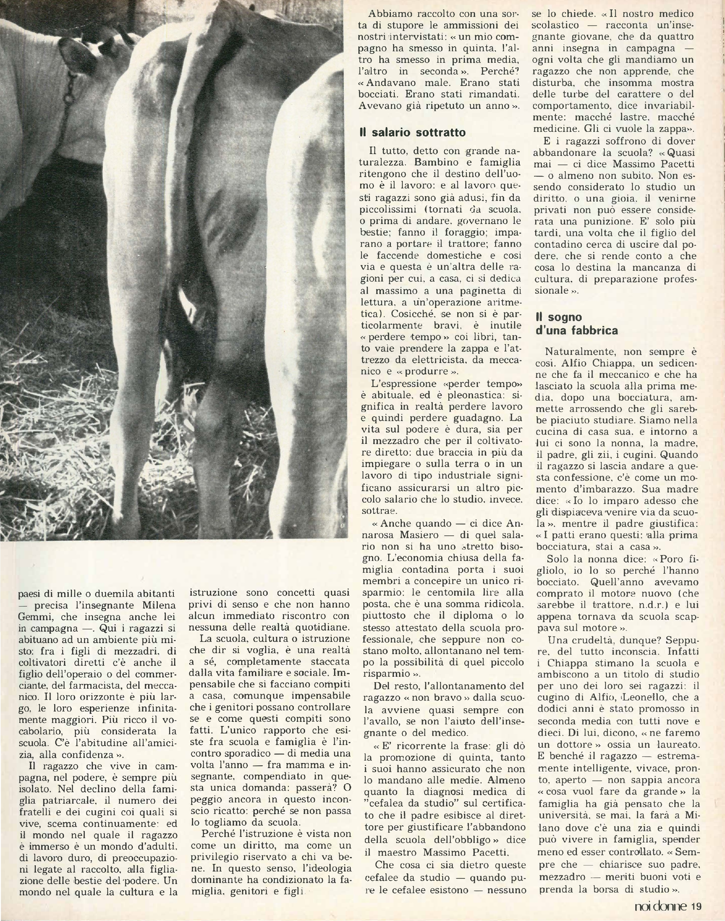 Foto: Speciale scuola: l’autoritarismo della scuola di oggi ha origini nel fascismo – Il sistema scolastico riproduce le disuguaglianze di classe – Nel Sud d’Italia, la mafia è penetrata anche nella scuola