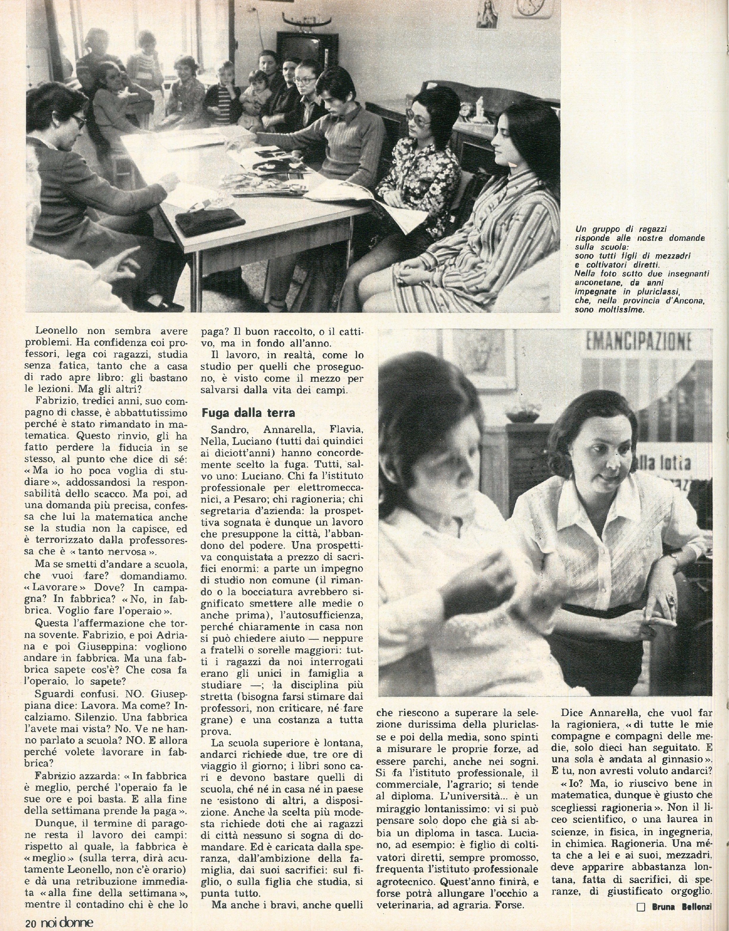 Foto: Speciale scuola: l’autoritarismo della scuola di oggi ha origini nel fascismo – Il sistema scolastico riproduce le disuguaglianze di classe – Nel Sud d’Italia, la mafia è penetrata anche nella scuola