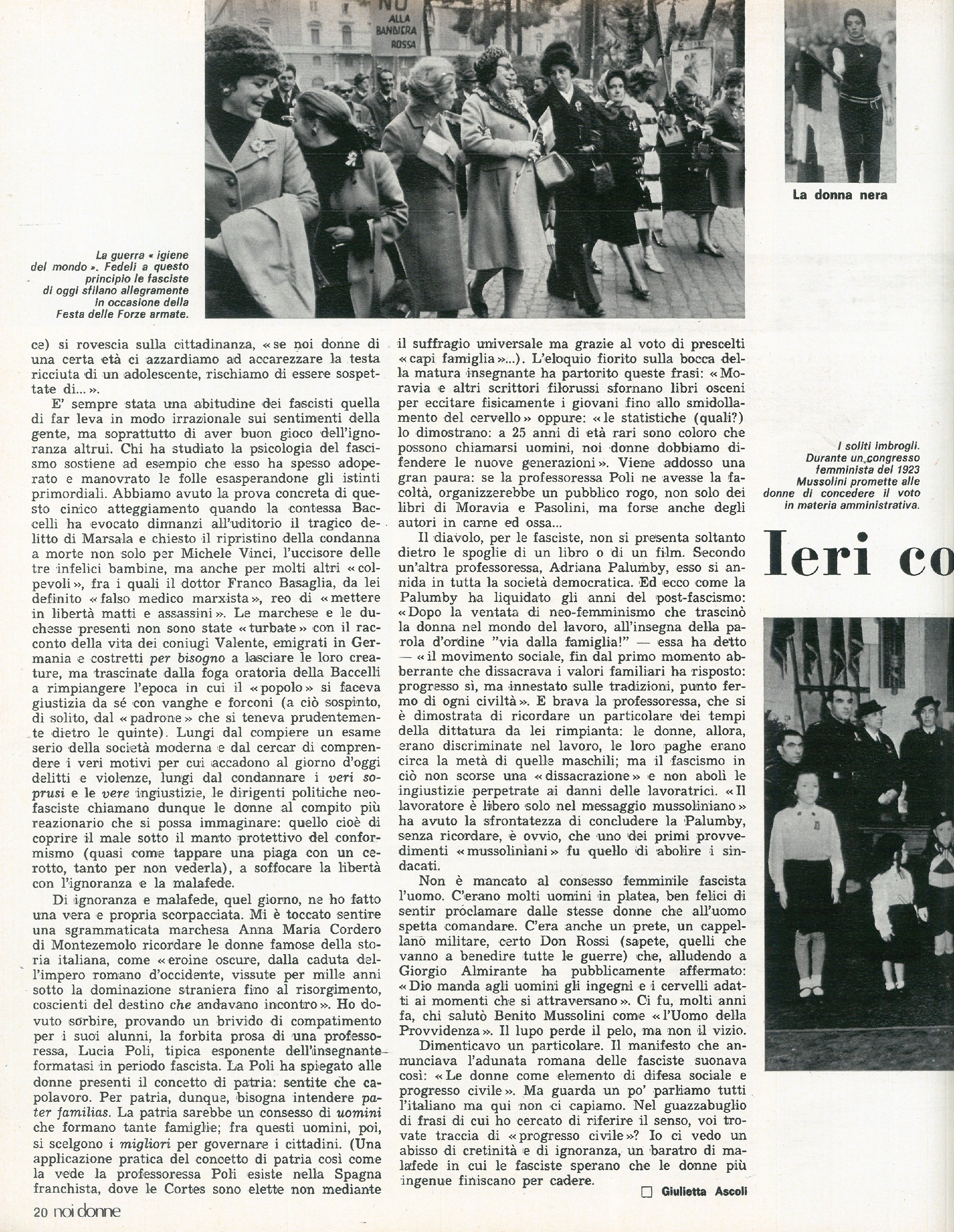 Foto: “La donna nera”: ritratto della nostalgica dei nostri giorni - Razzismo: la scienza continua a smentire la teoria delle razze - Cinema: lo sciopero di attori, registi e addetti ai lavori. 