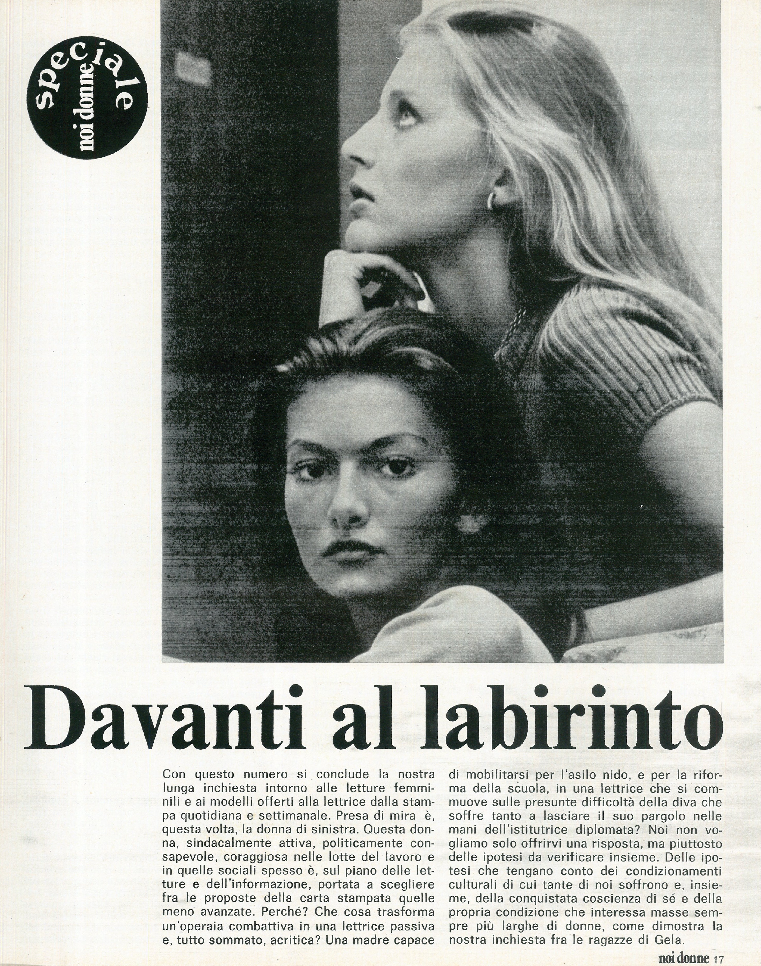 Foto: Davanti al labirinto