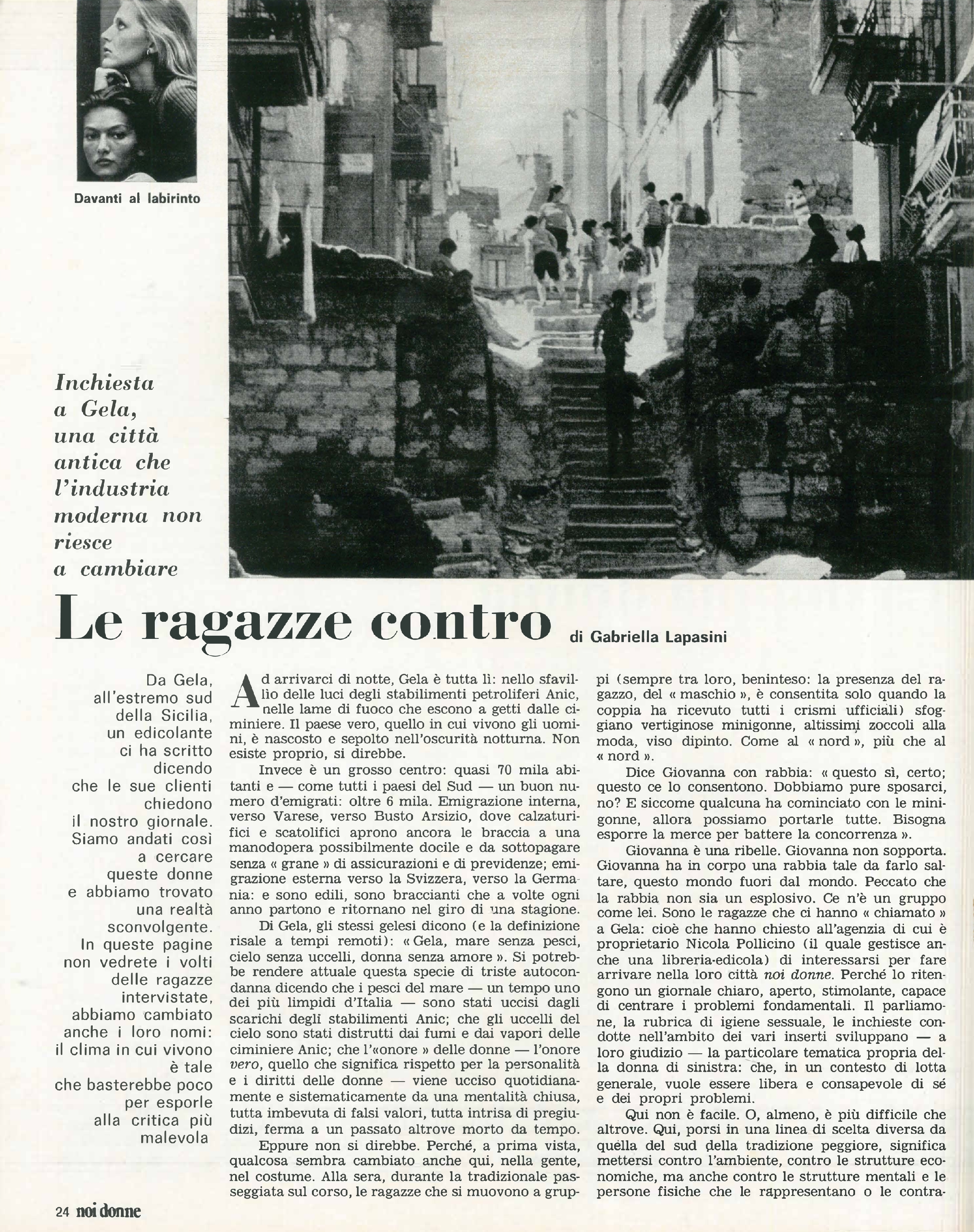 Foto: Davanti al labirinto