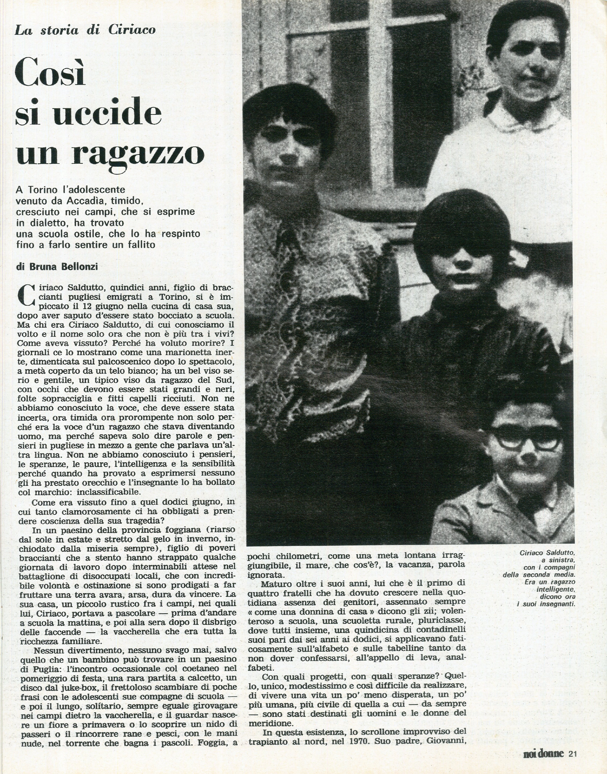 Foto: I compagni di Ciriaco
