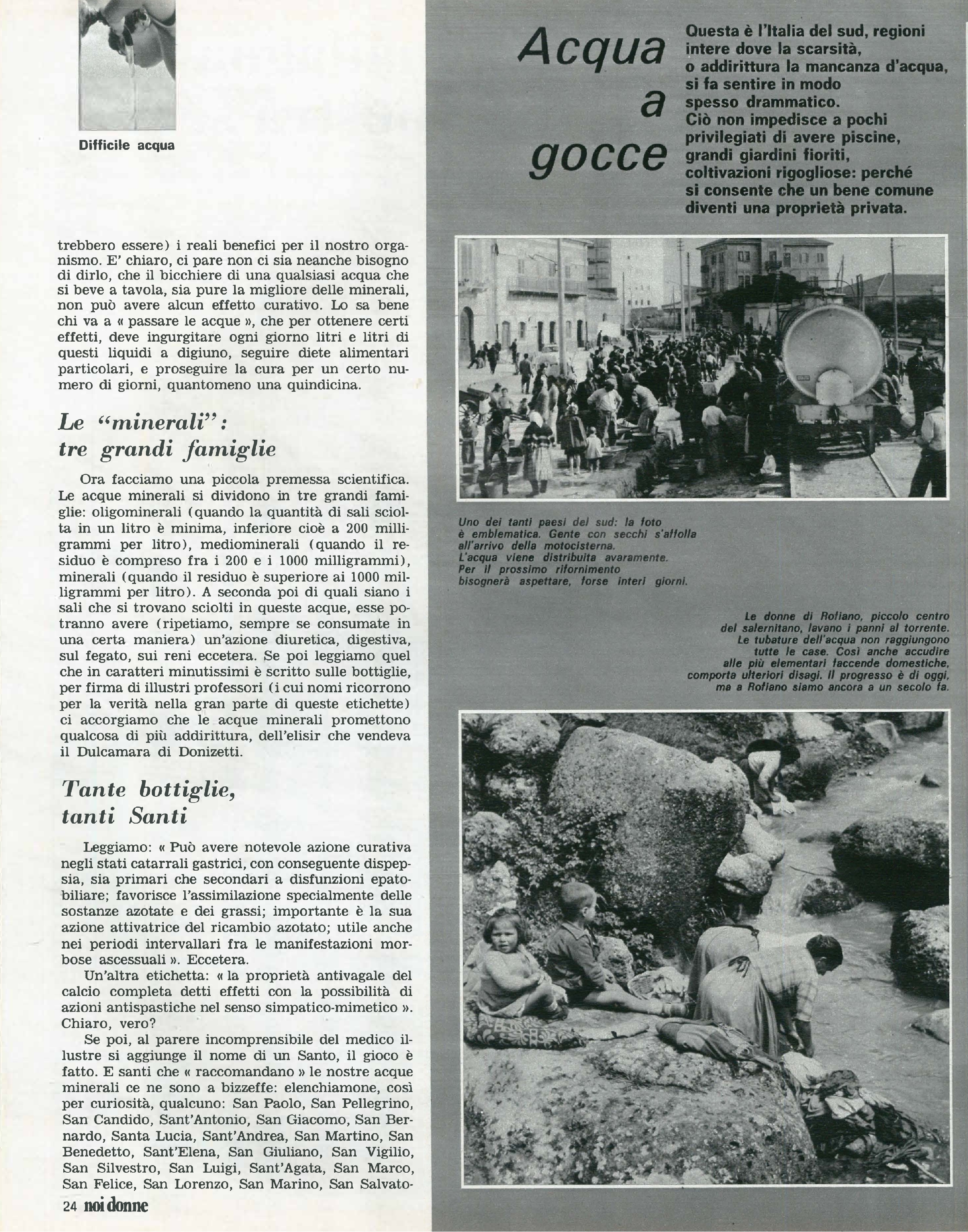 Foto: Difficile acqua