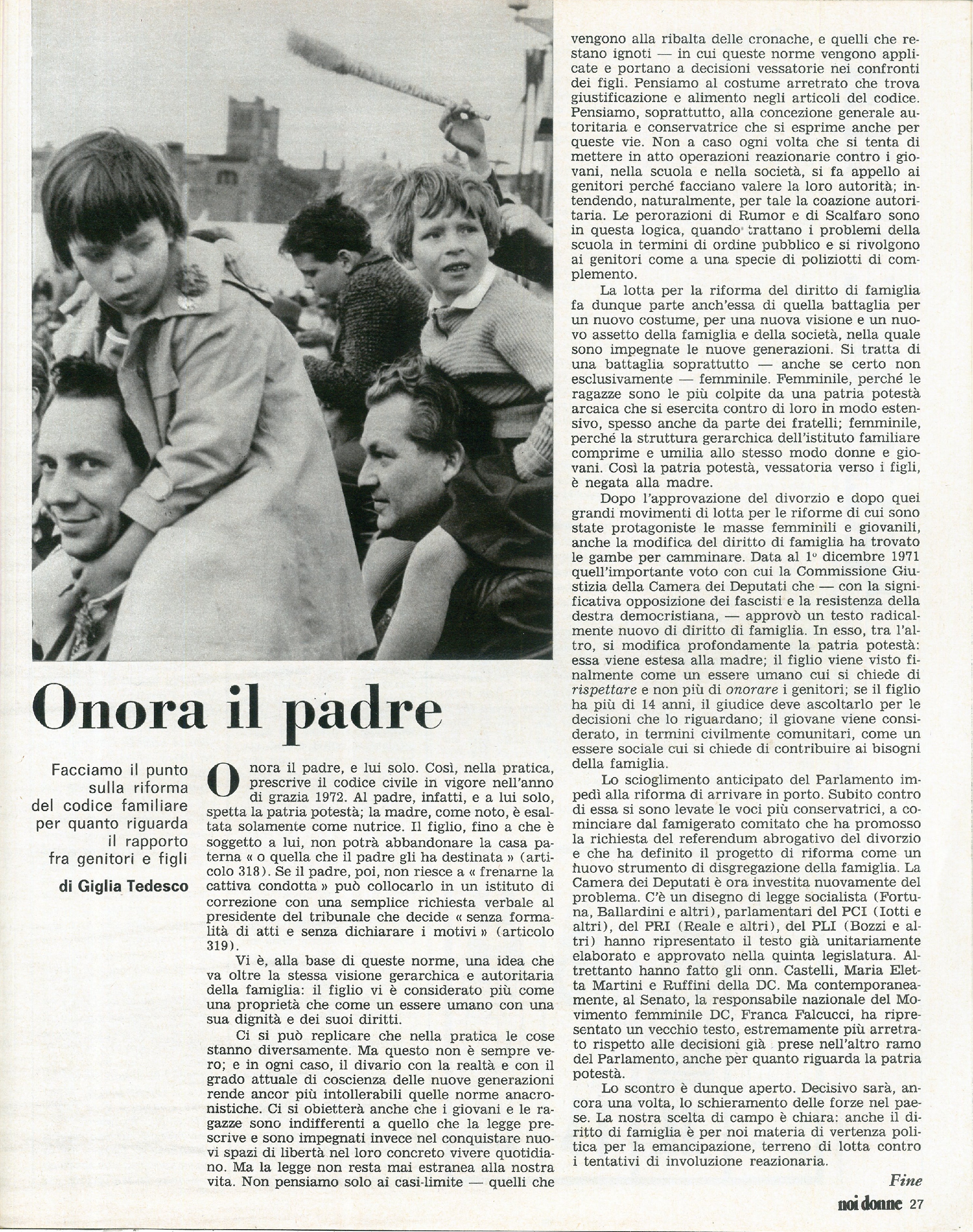 Foto: Padre o padrone?