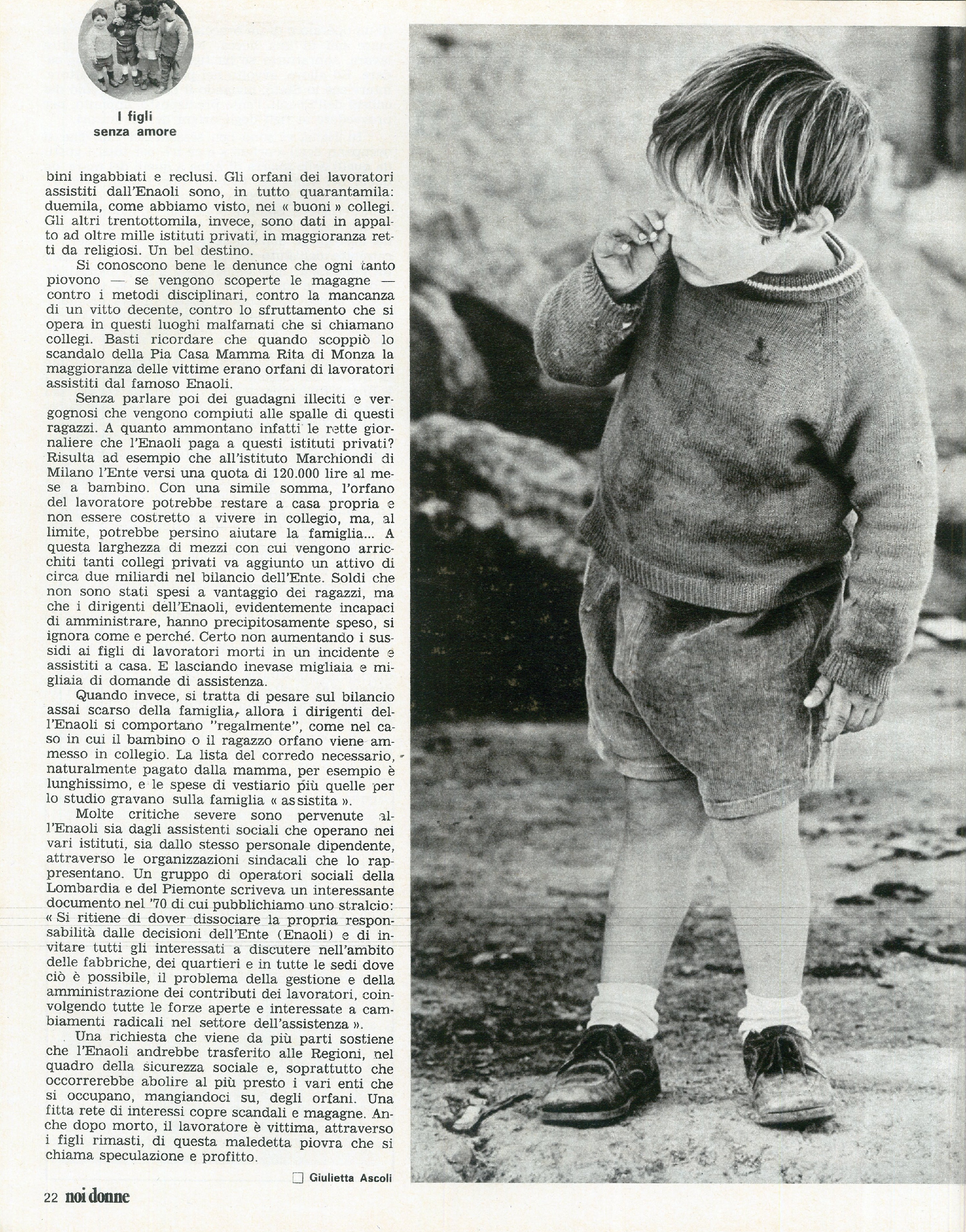Foto: I figli senza amore