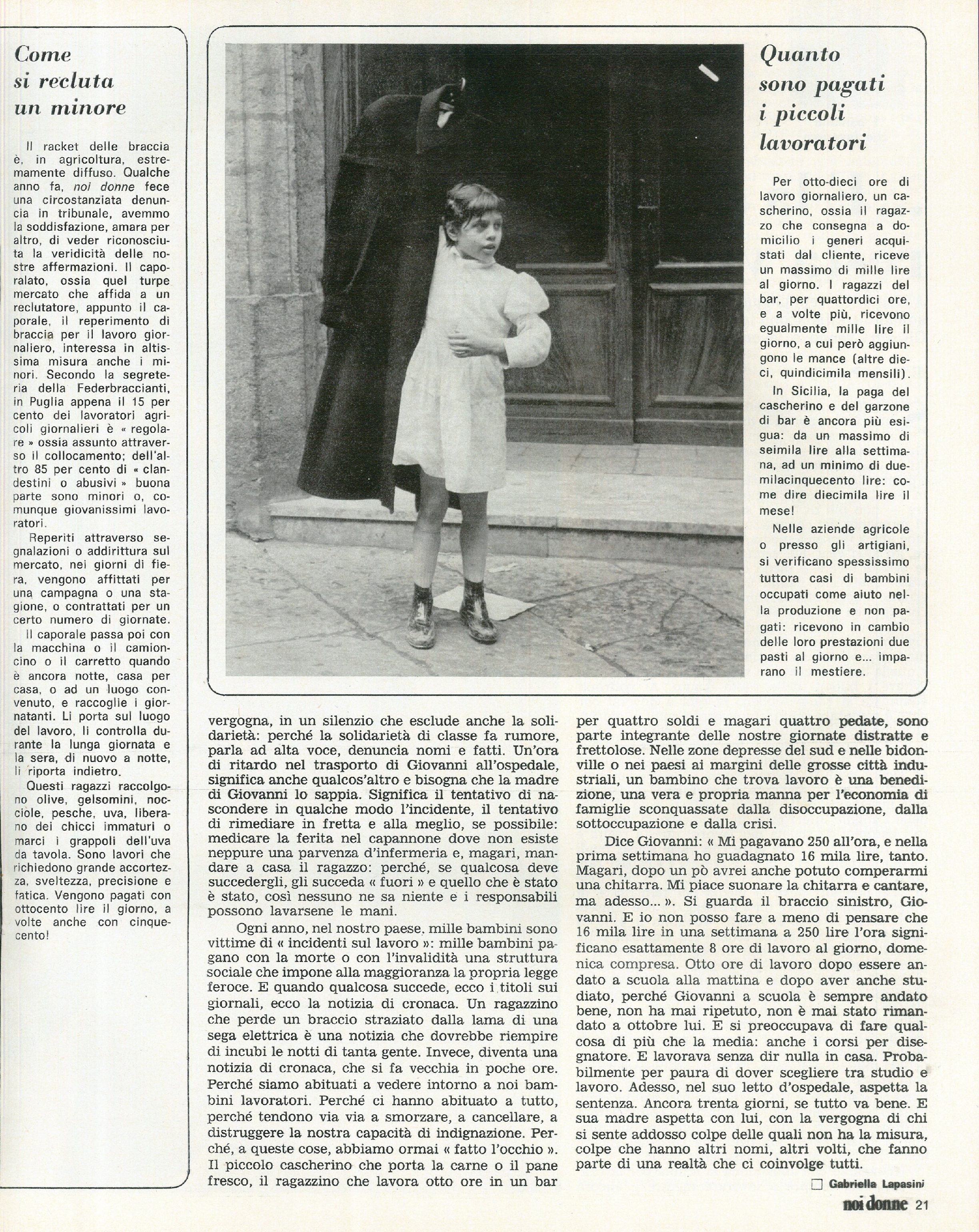 Foto: La tragica realtà del lavoro minorile