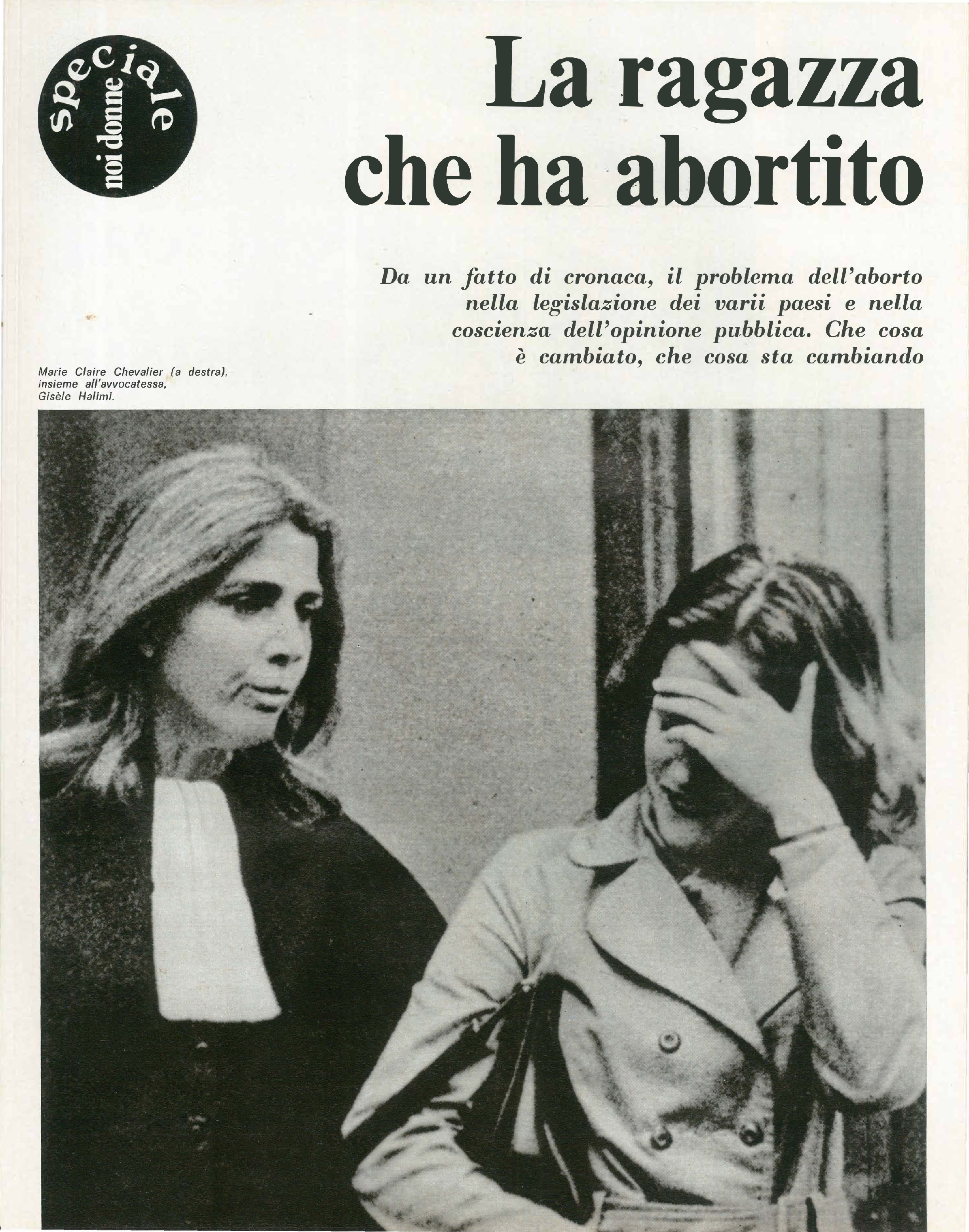 Foto: La ragazza che ha abortito