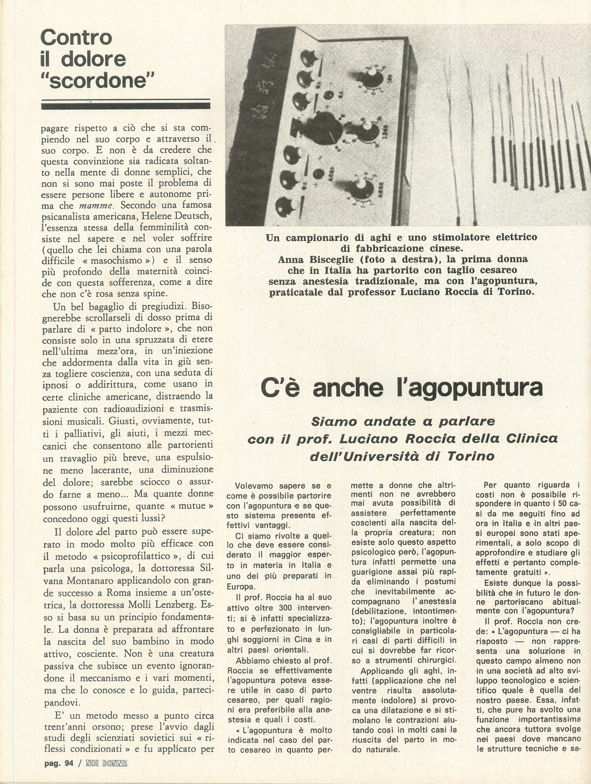 Foto: (nr 9-10)Speciale “Diciamo no all’abolizione del divorzio”: la legge sul divorzio garantisce la libertà alle donne – Gravidanza: il dolore del parto non deve essere un destino inevitabile 8 Marzo: dalla sua fondazione Noi Donne si batte per i diritti