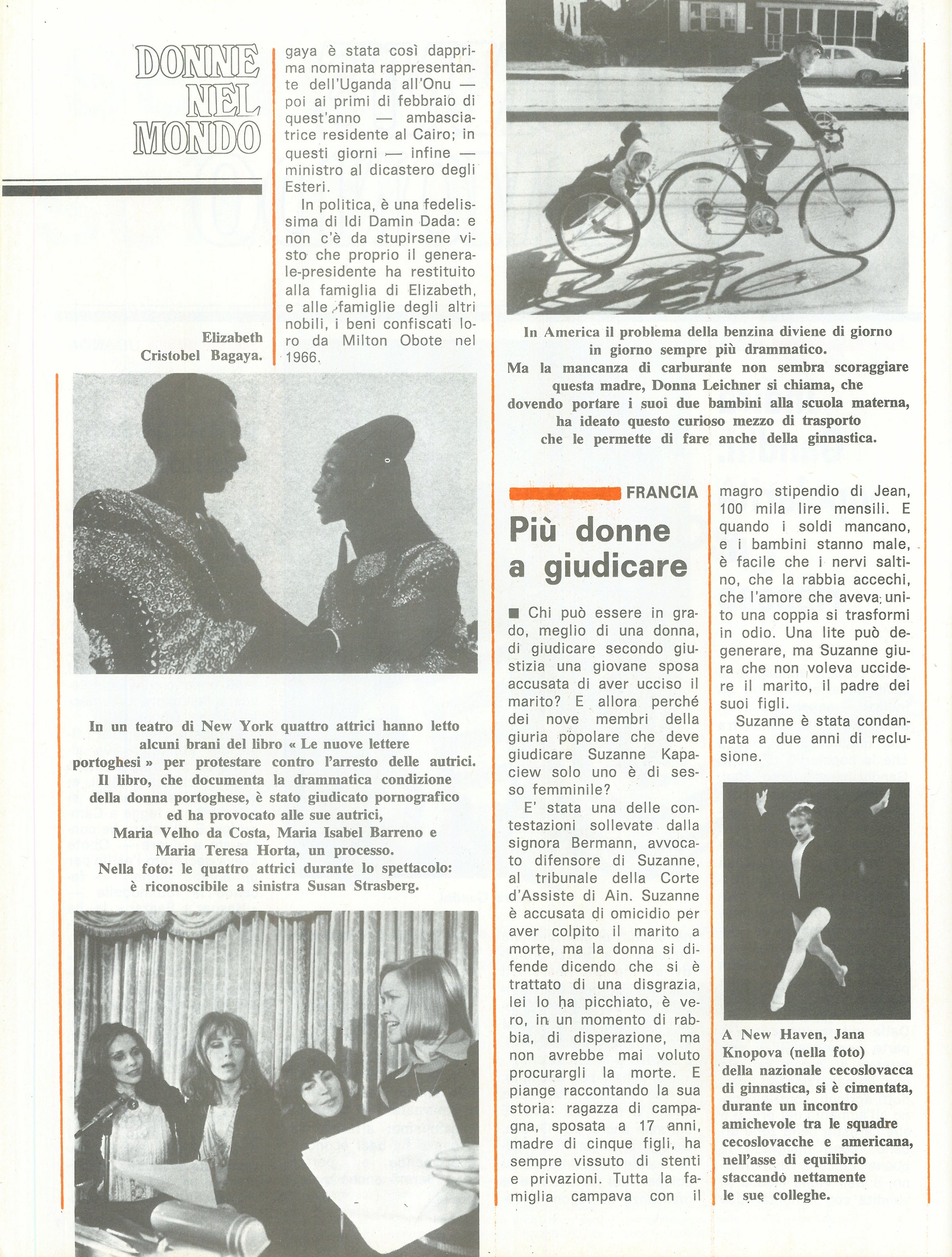 Foto: Speciale “Chi me l’ha partorito?”: inchiesta sul parto – Anticoncezionali: a Genova un convegno sulle novità scientifiche – Scuola: l’inadeguatezza delle scuole speciali – Teatro: “Gli esami non finisco mai” di Eduardo De Filippo