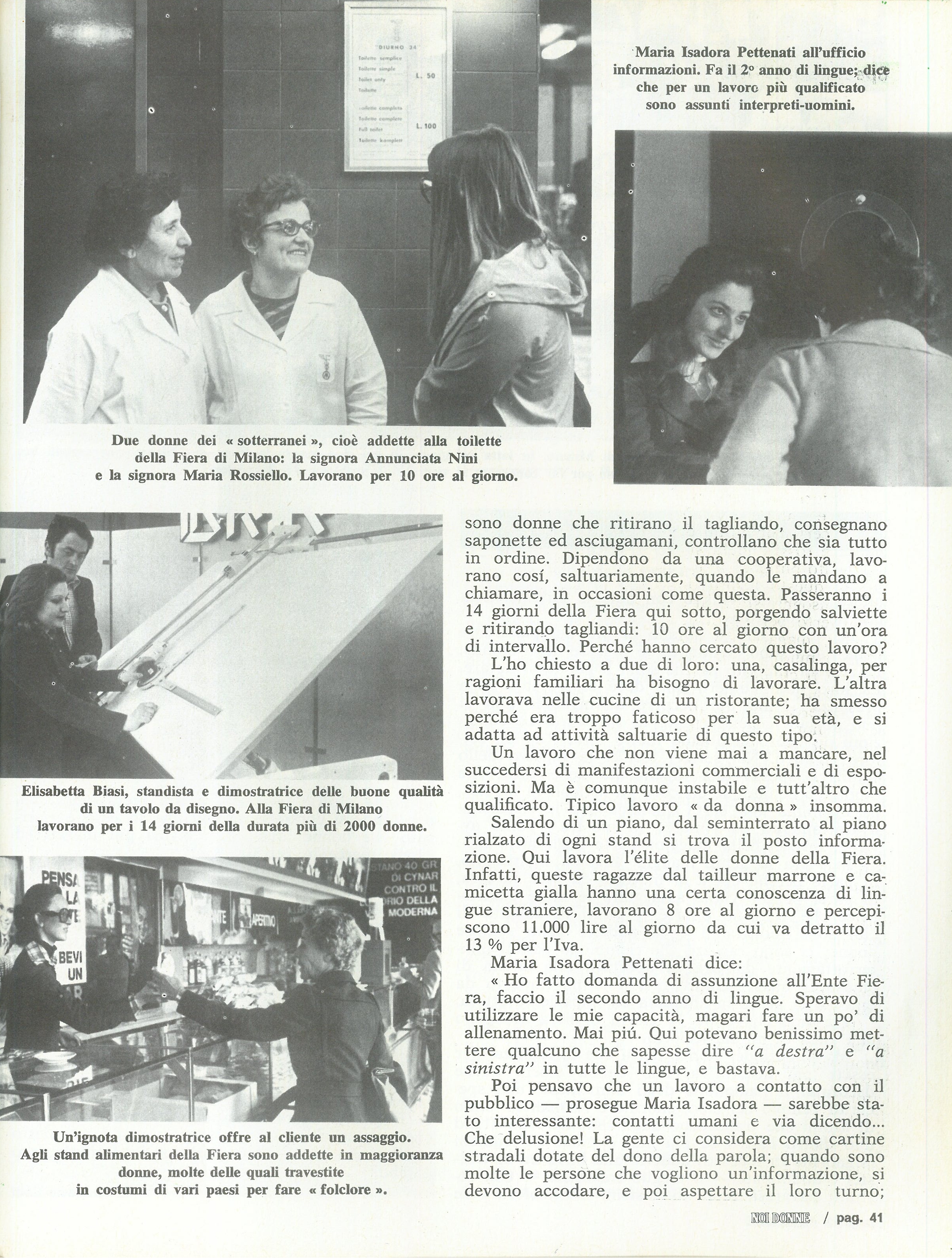 Foto: Speciale “Il mercato delle donne”: inchiesta nel sottobosco del lavoro femminile – Carovita: le nuove riforme peseranno sulle famiglie e sulle donne – TV: Mina, Raffaella Carrà e l’abitudine patriarcale di creare rivalità tra le donne 