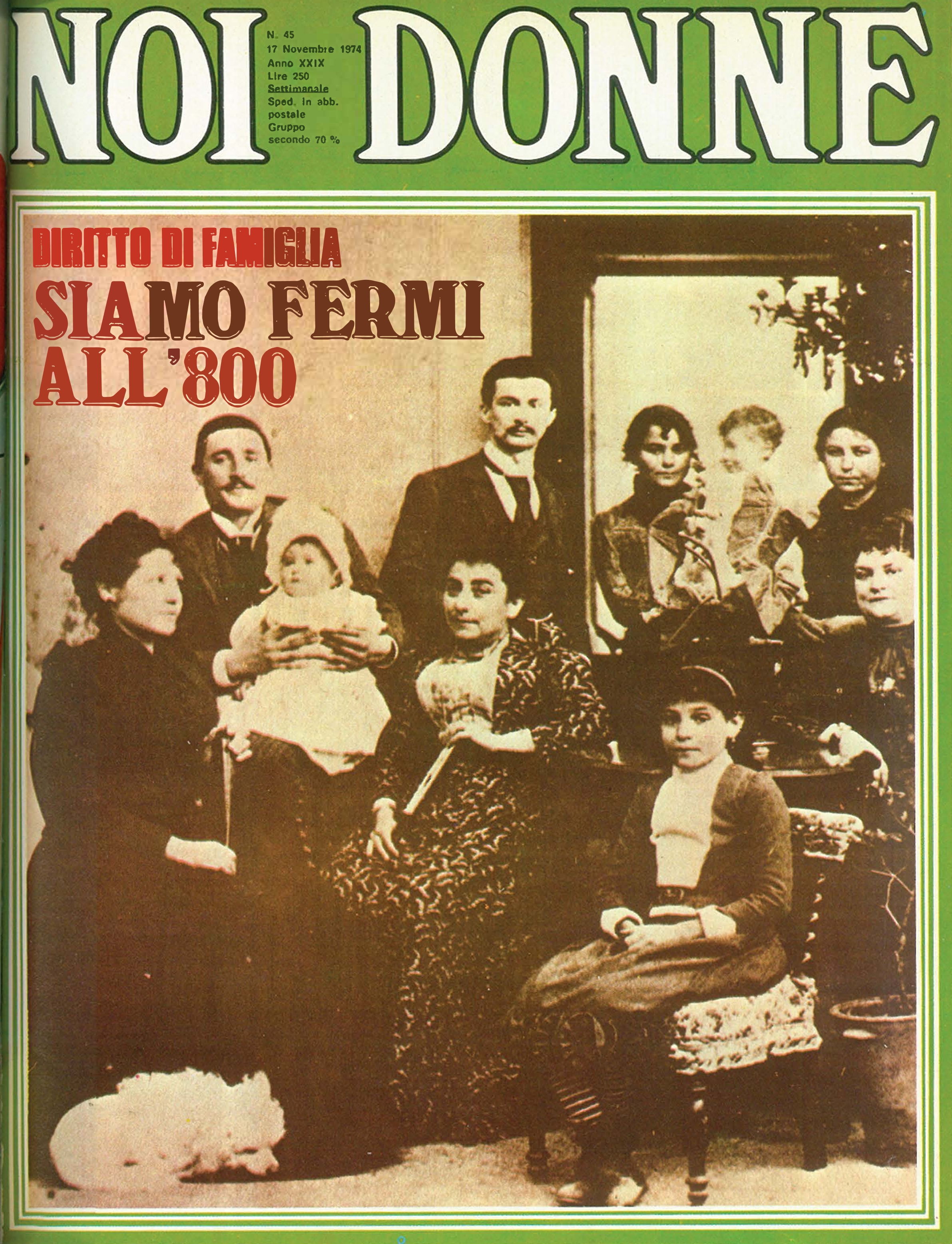 Foto: Sul diritto di famiglia siamo fermi all'800