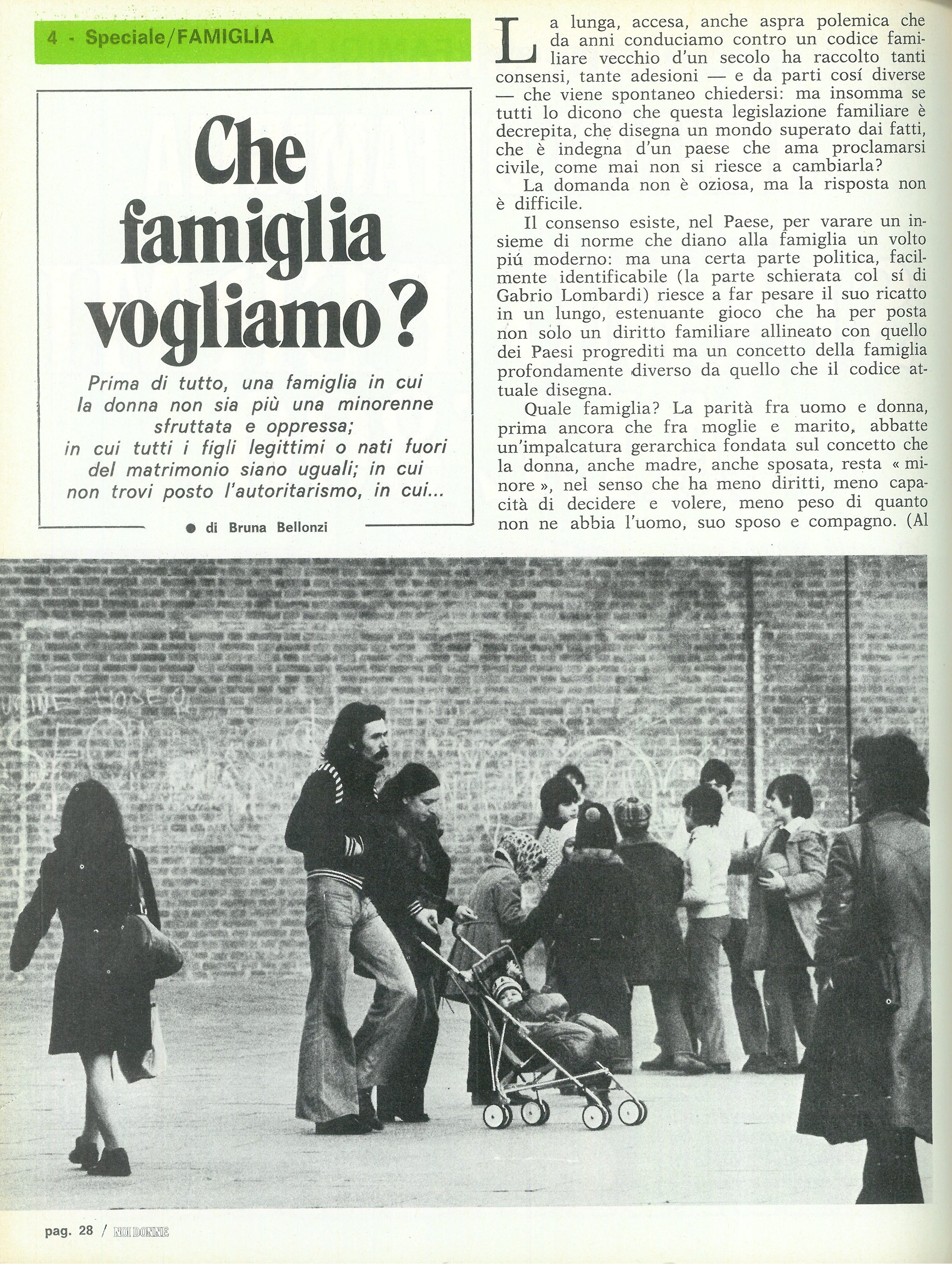 Foto: Sul diritto di famiglia siamo fermi all'800