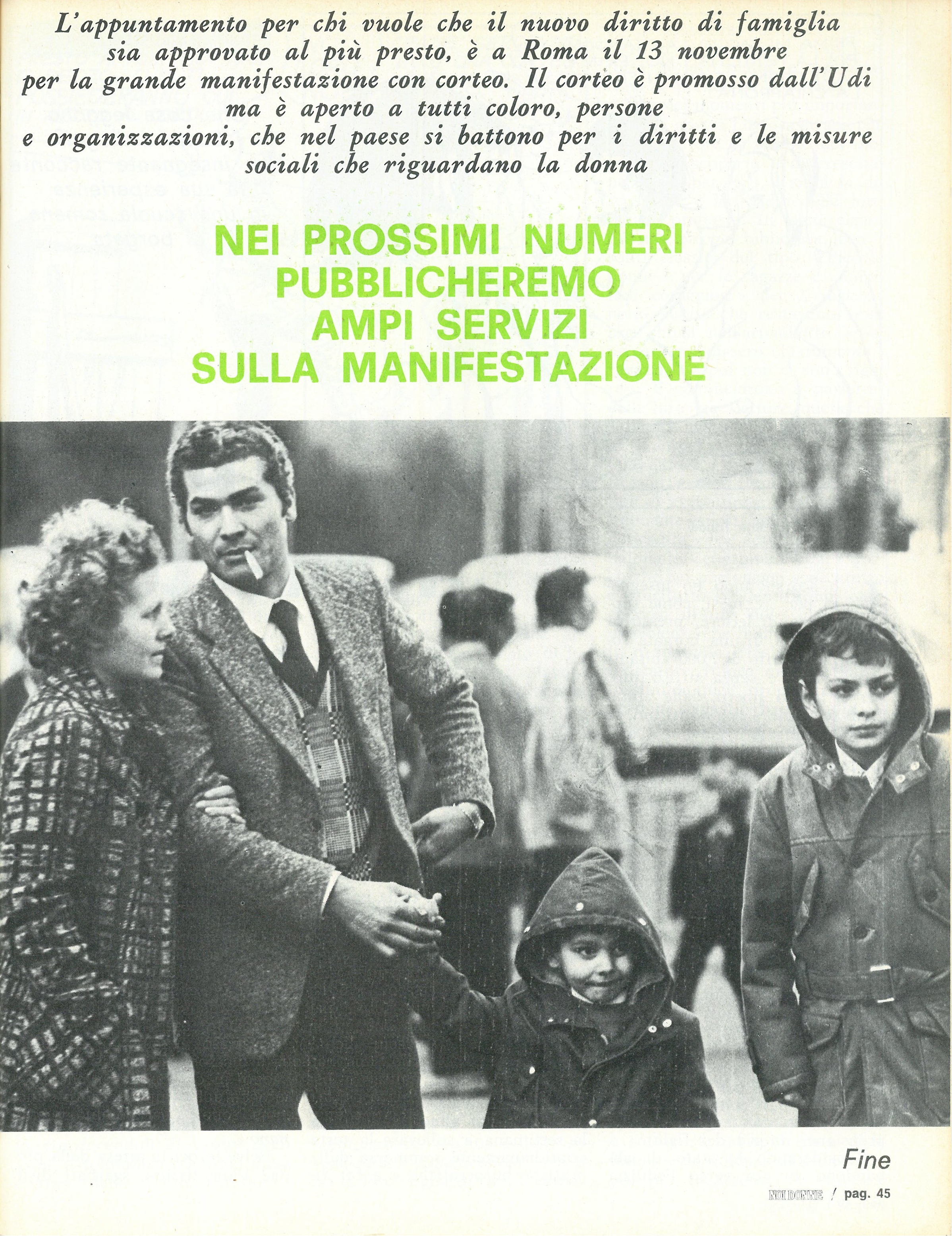 Foto: Sul diritto di famiglia siamo fermi all'800